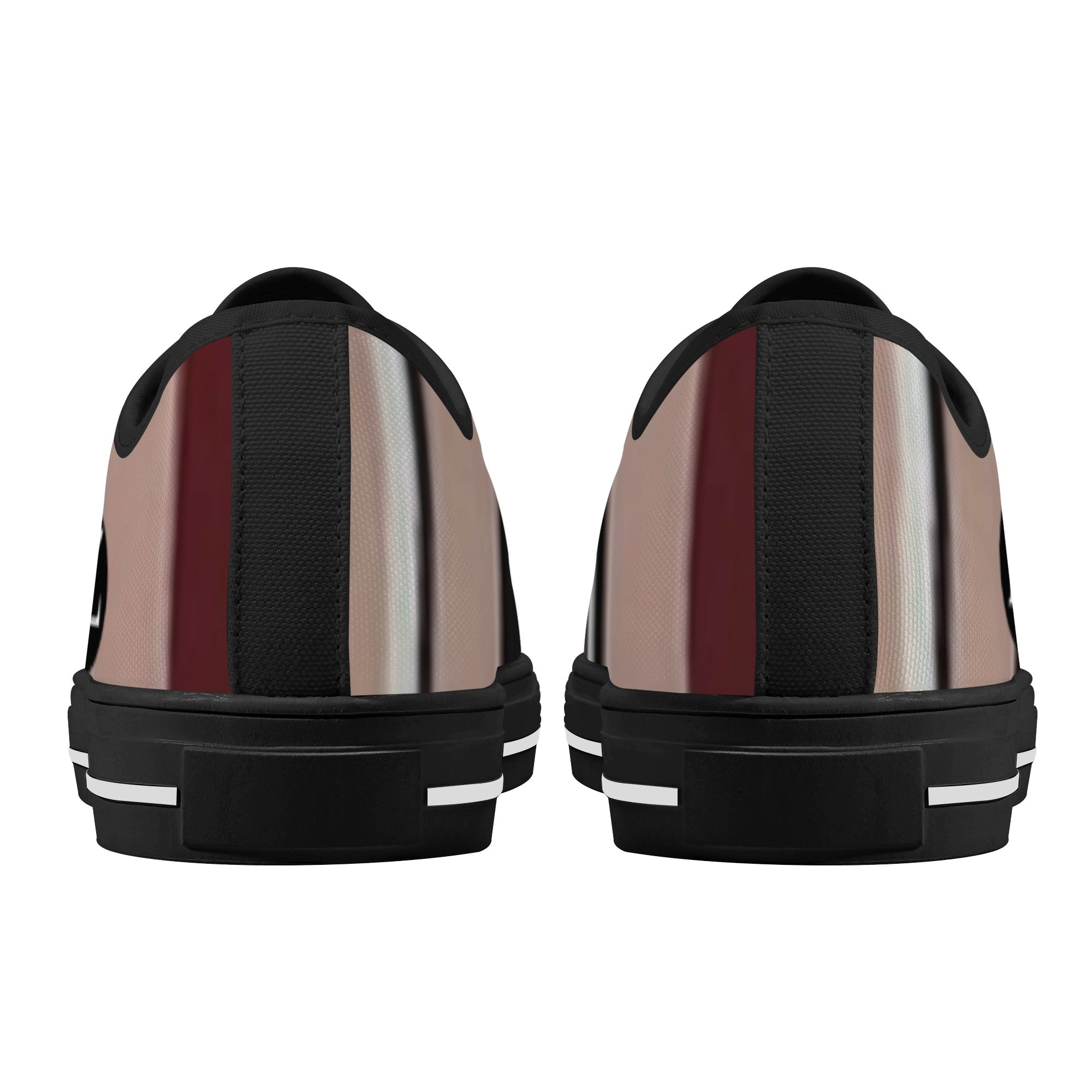 Men's Low Top Canvas Shoes With Customized Tongue - FZwear