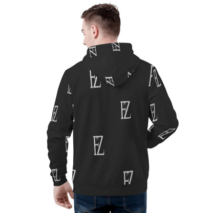 Sudadera con capucha estampada para hombre FZ