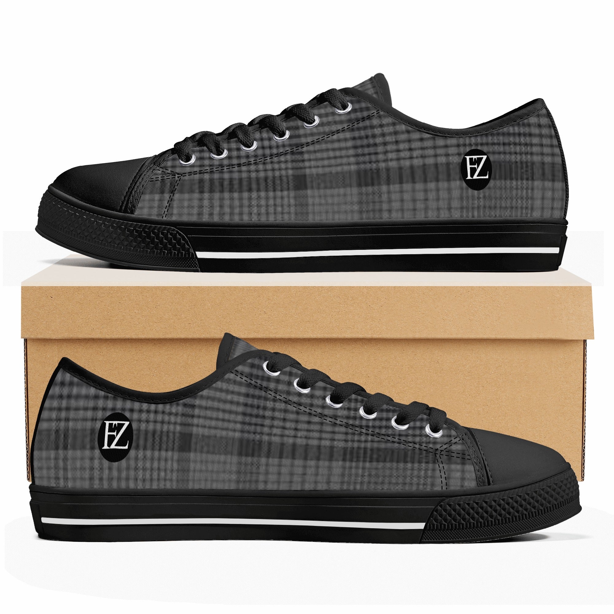 Men's Low Top Canvas Shoes - FZwear