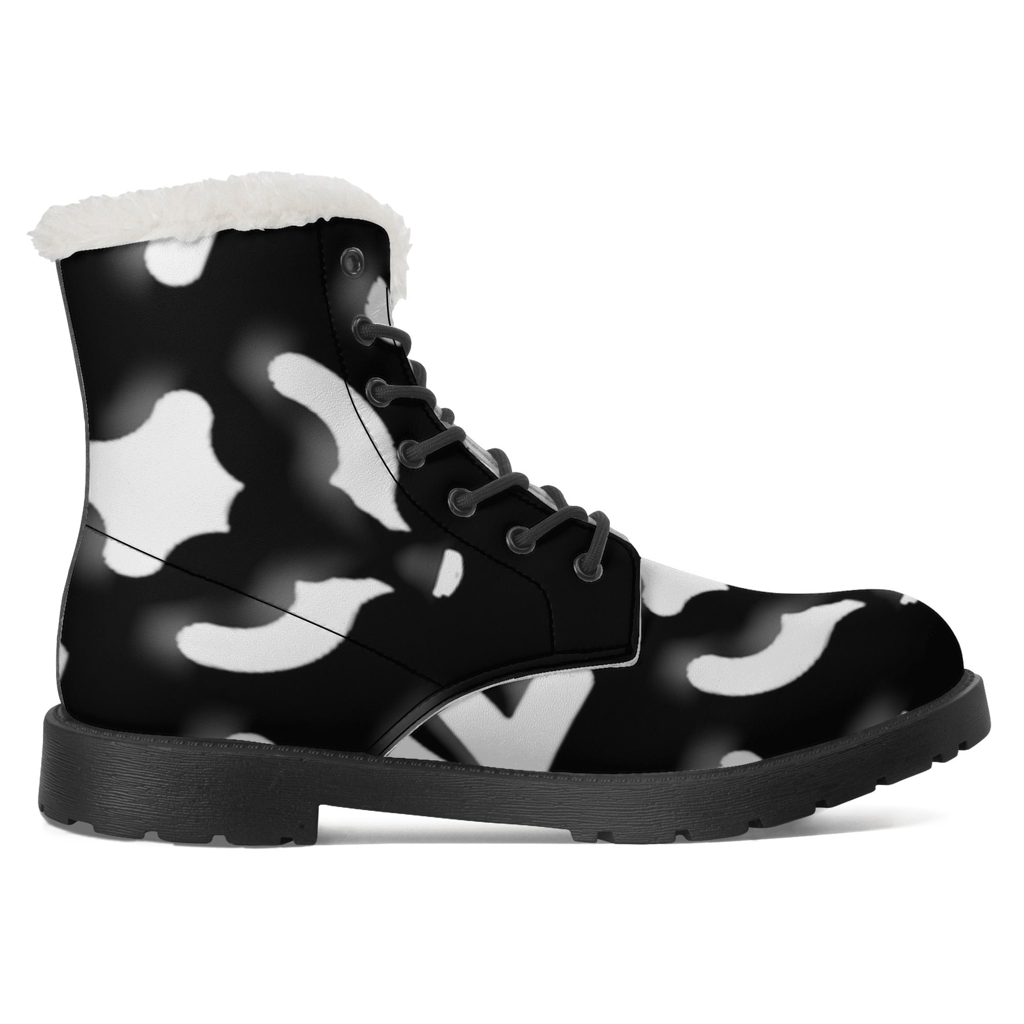 FZ Women's Faux Fur Leather Boots - FZwear