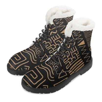 FZ Women's Faux Fur Leather Boots - FZwear