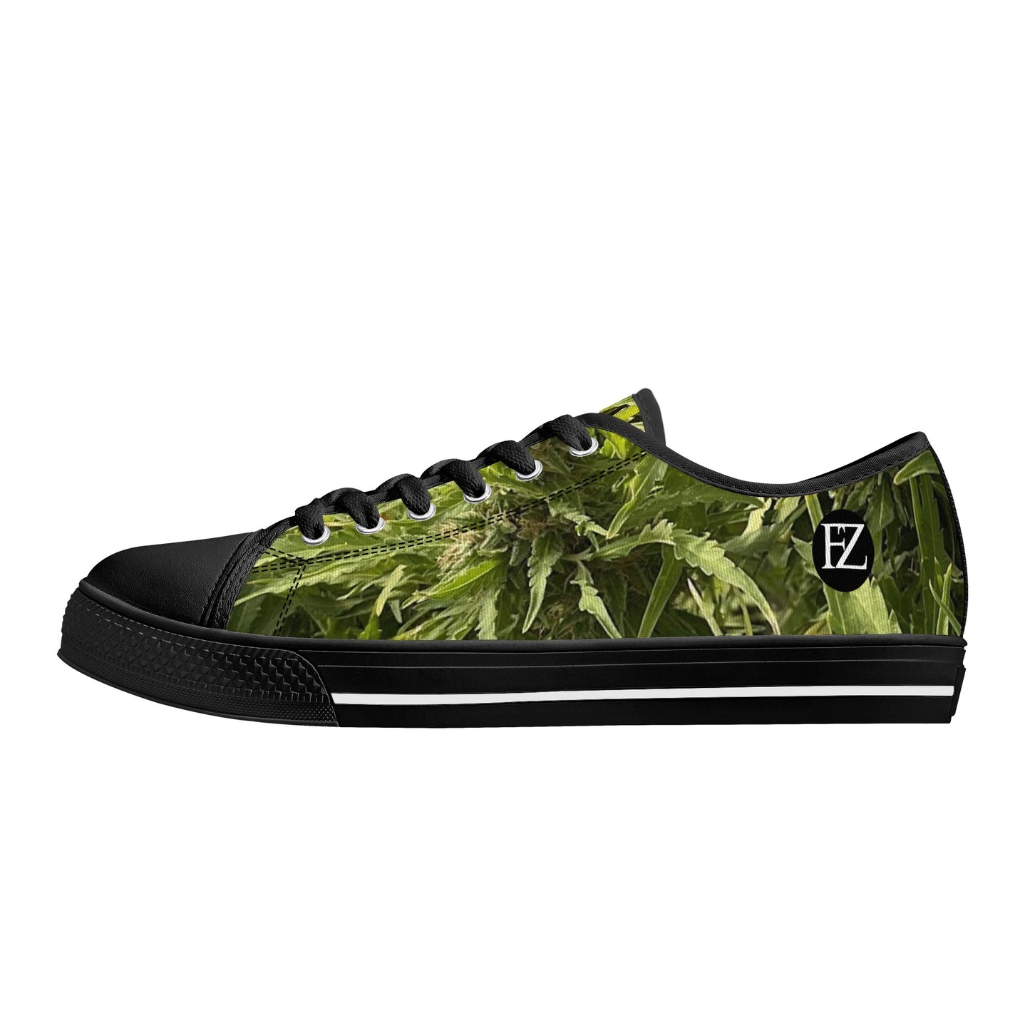 FZ Men's Low Top Weed Canvas Shoes - FZwear