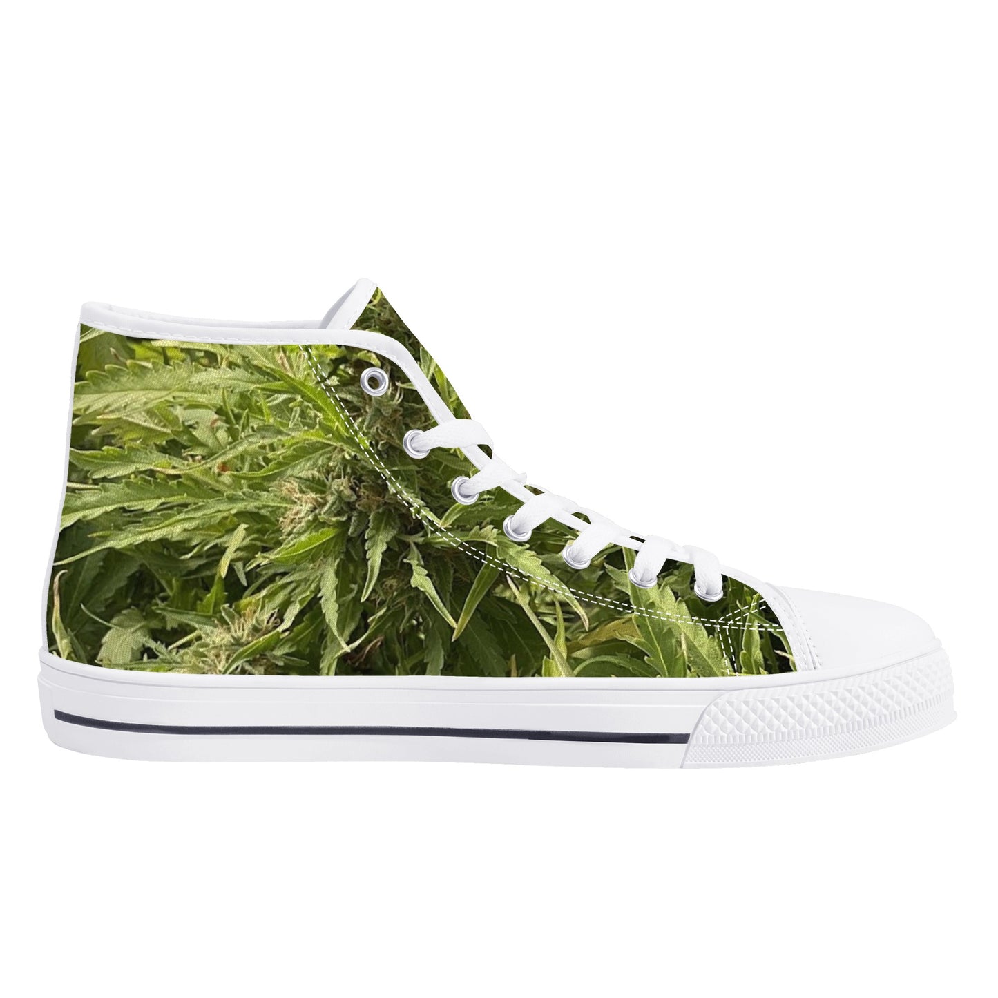 FZ Men's High Top Weed Canvas Shoes - FZwear