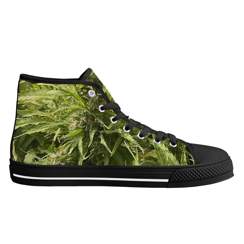 FZ Men's High Top Weed Canvas Shoes - FZwear