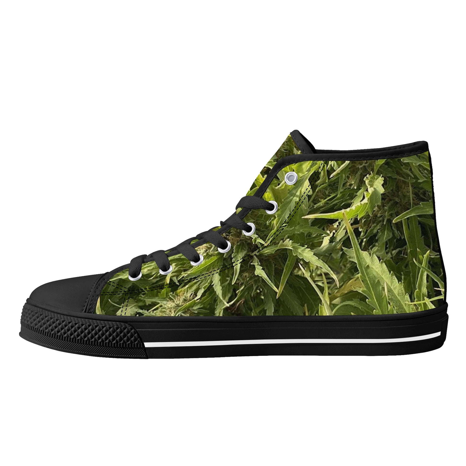 FZ Men's High Top Weed Canvas Shoes - FZwear