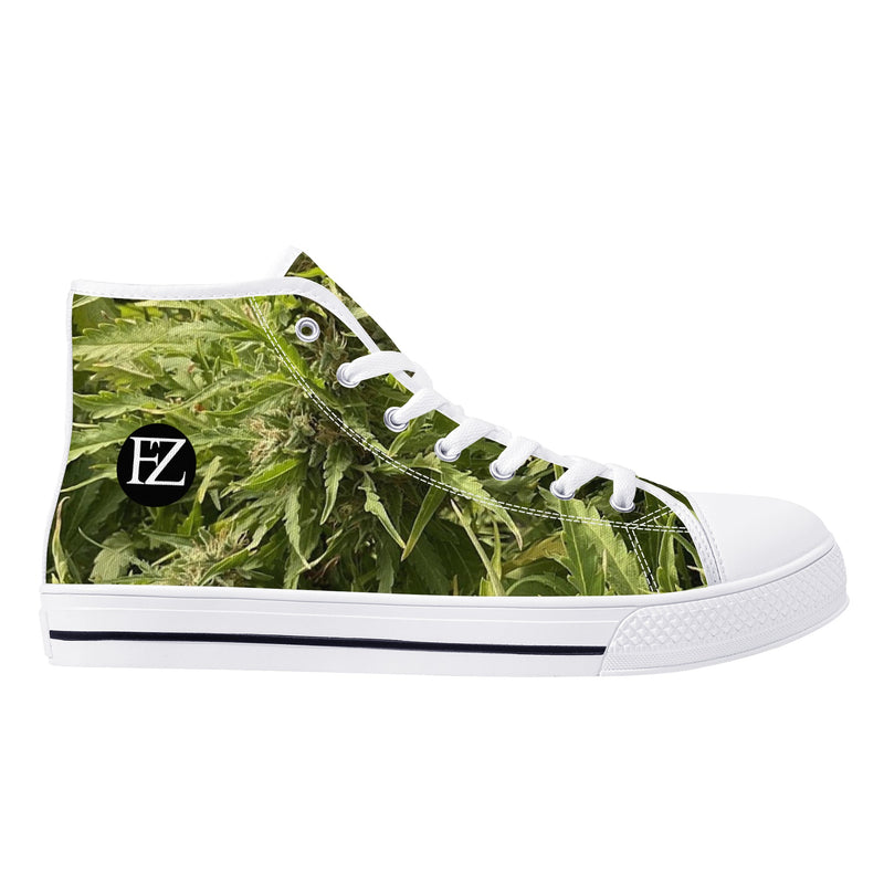 FZ Men's High Top Weed Canvas Shoes - FZwear