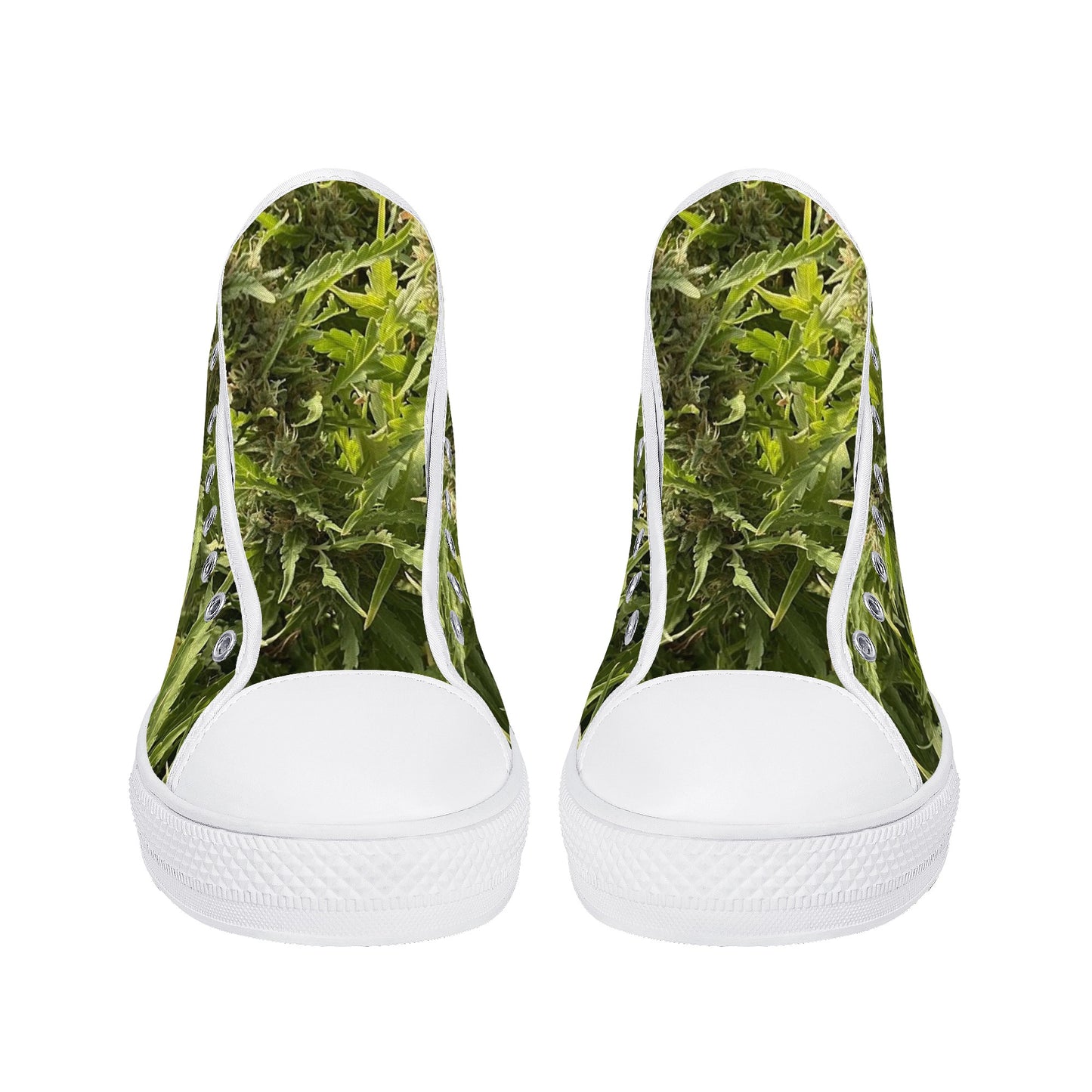 FZ Men's High Top Weed Canvas Shoes - FZwear