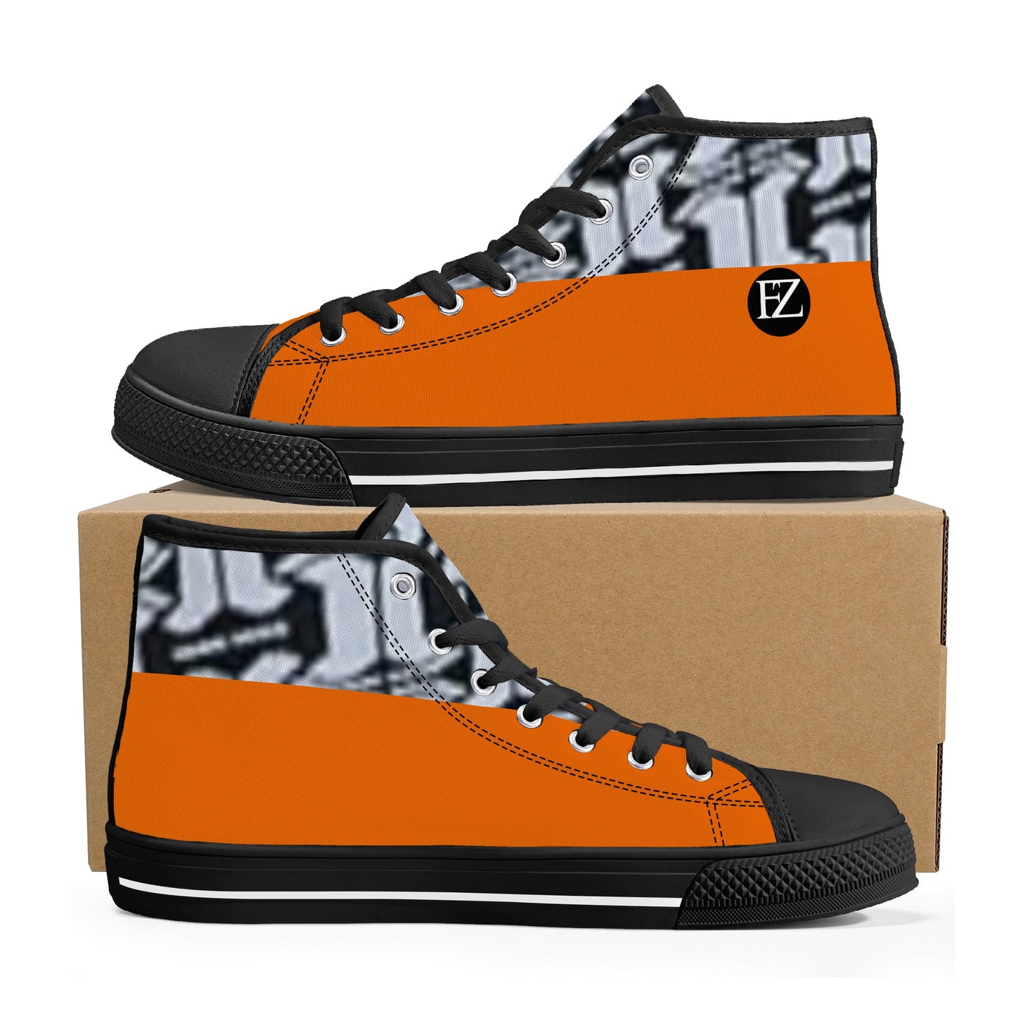 FZ Men's High Top Canvas Shoes - FZwear