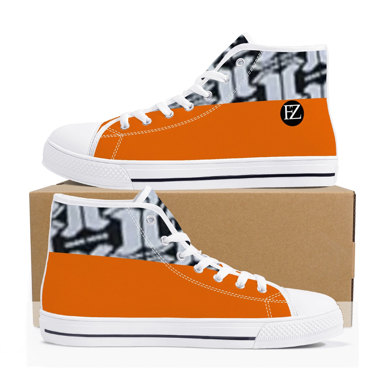 FZ Men's High Top Canvas Shoes - FZwear