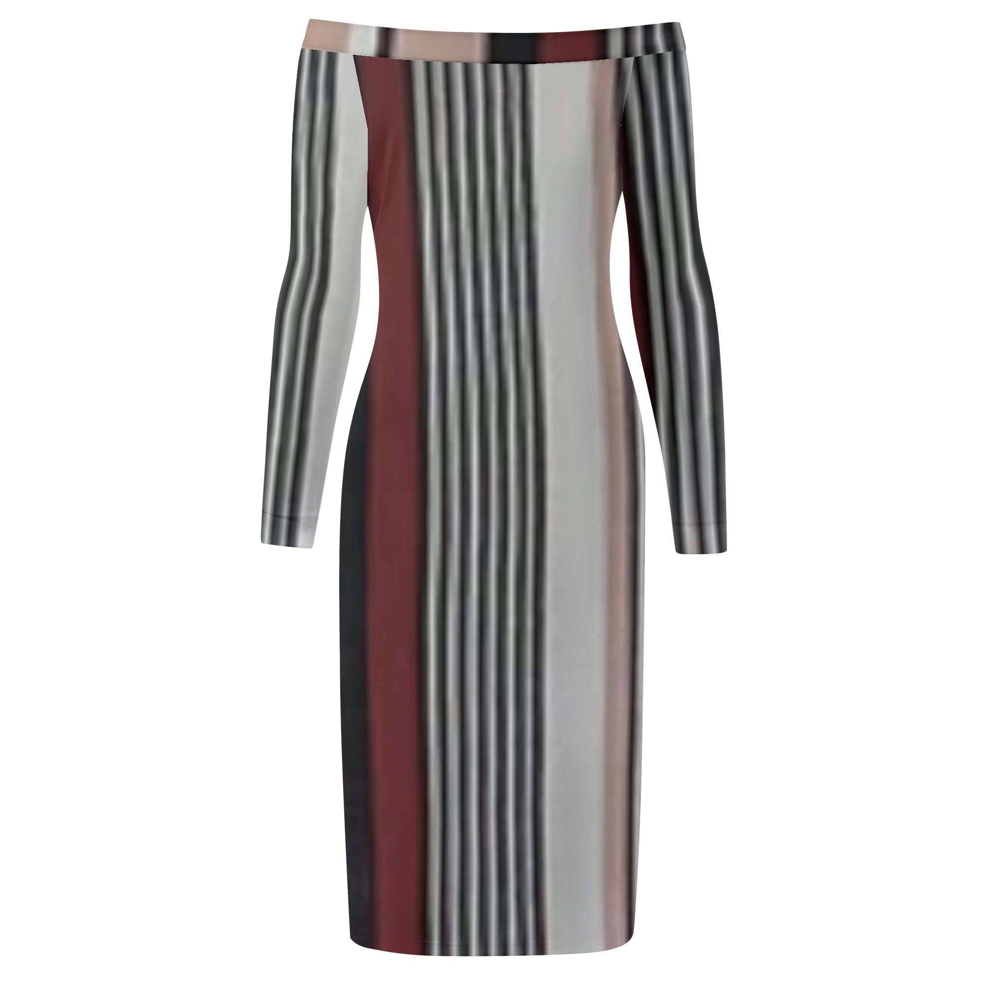 FZ Women's Long Sleeve Off The Shoulder Dress - FZwear