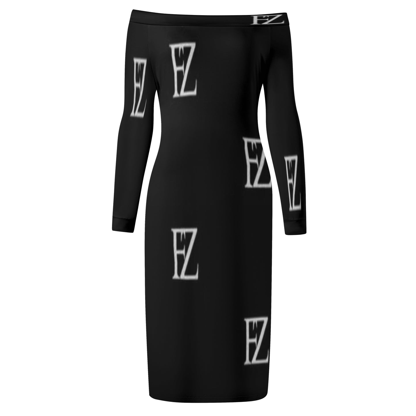 FZ Women's Long Sleeve Off The Shoulder Dress - FZwear