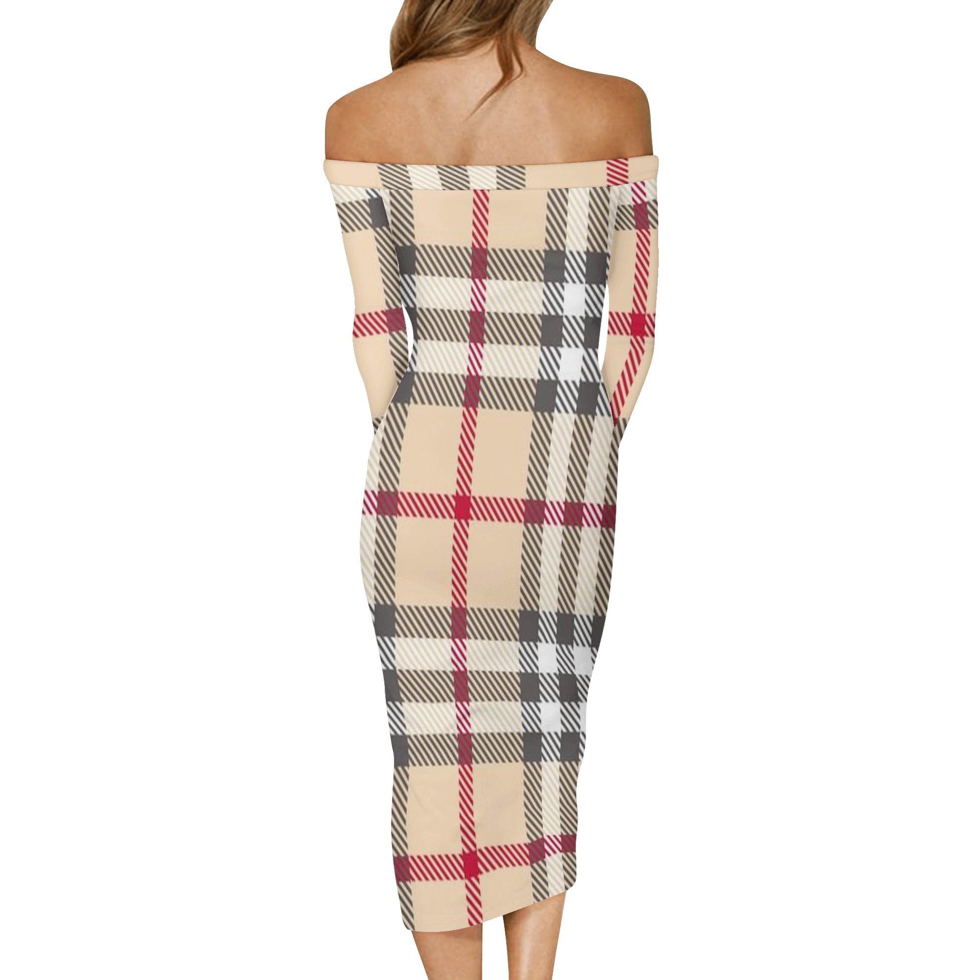 FZ Women's Long Sleeve Off The Shoulder Dress - FZwear