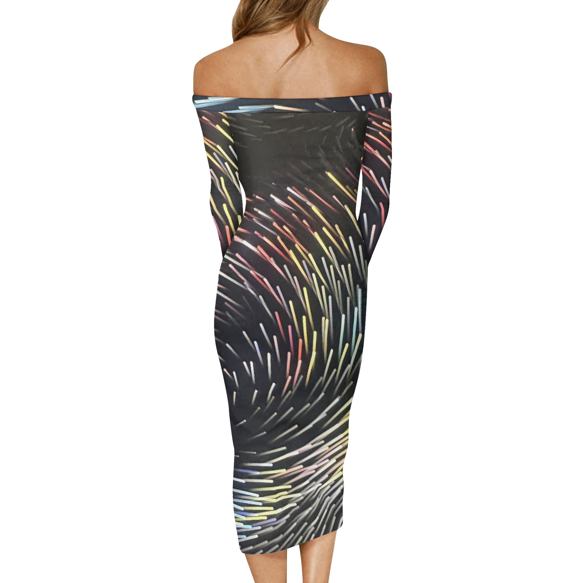 FZ Women's Long Sleeve Off The Shoulder Dress - FZwear