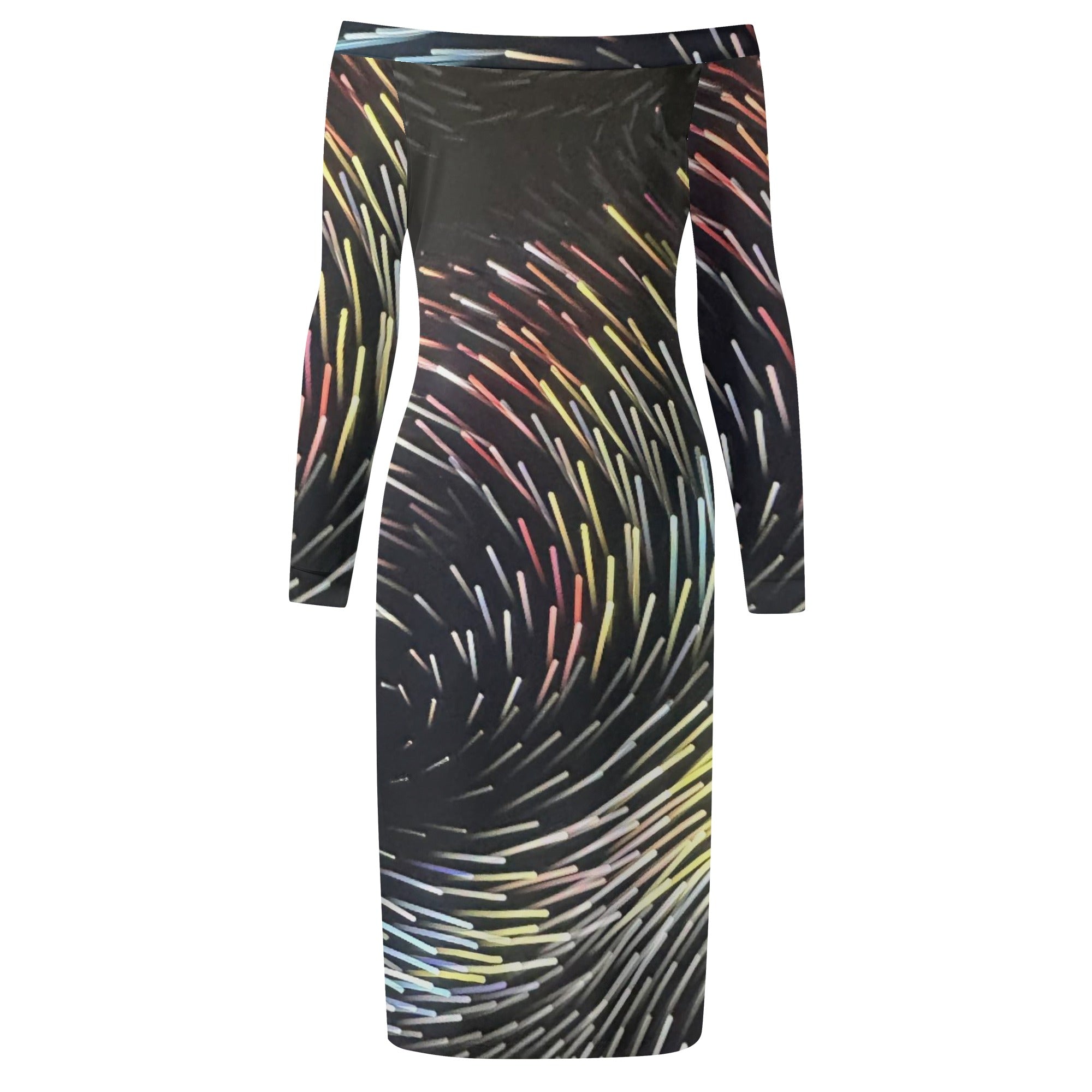 FZ Women's Long Sleeve Off The Shoulder Dress - FZwear