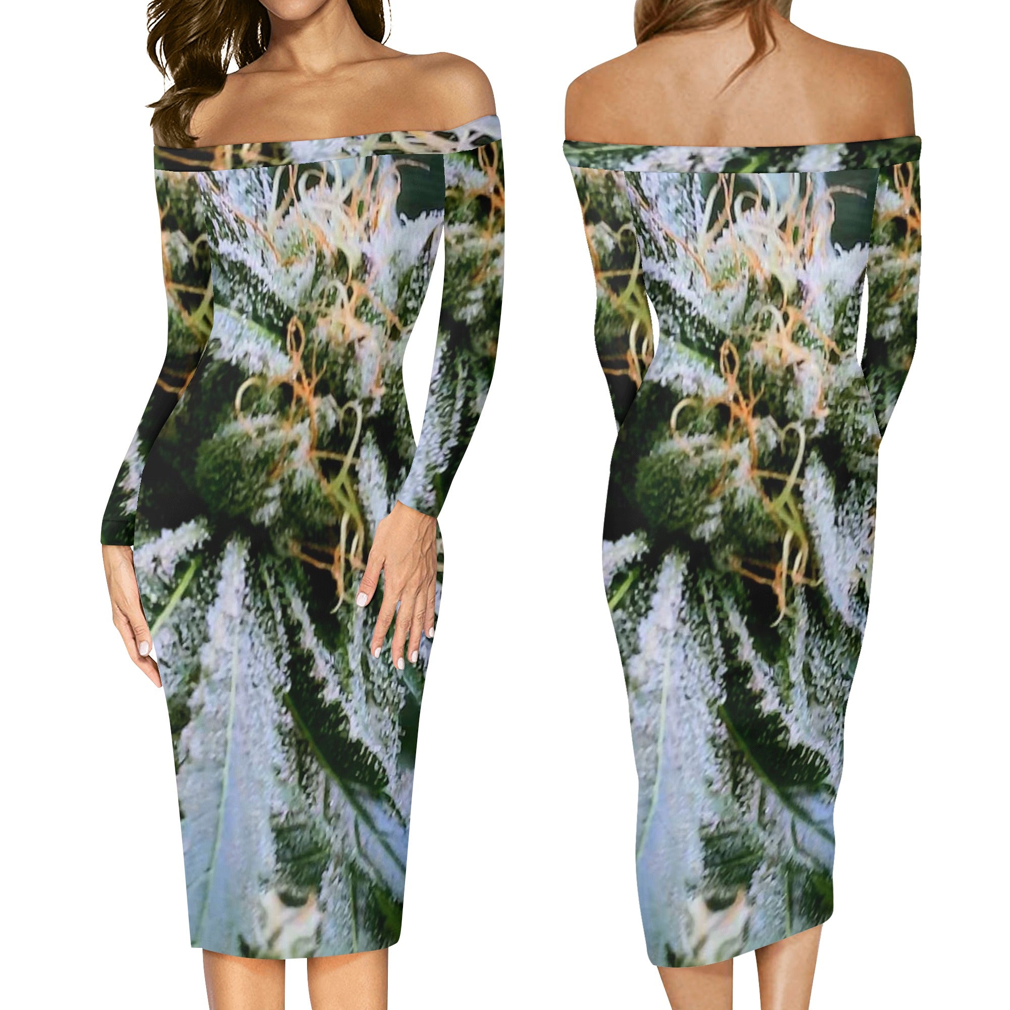 FZ Women's Long Sleeve Off The Shoulder Dress - FZwear