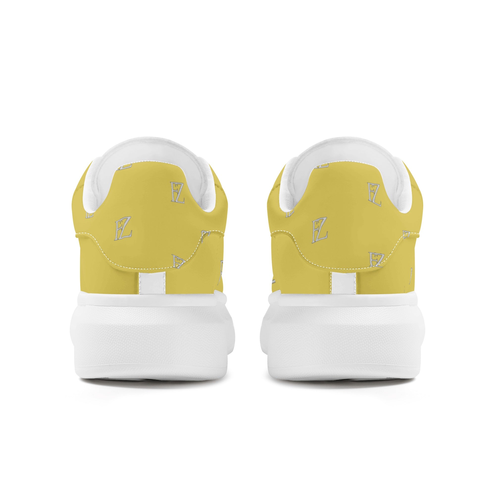 FZ Men's White Tongue Chunky Shoes - FZwear