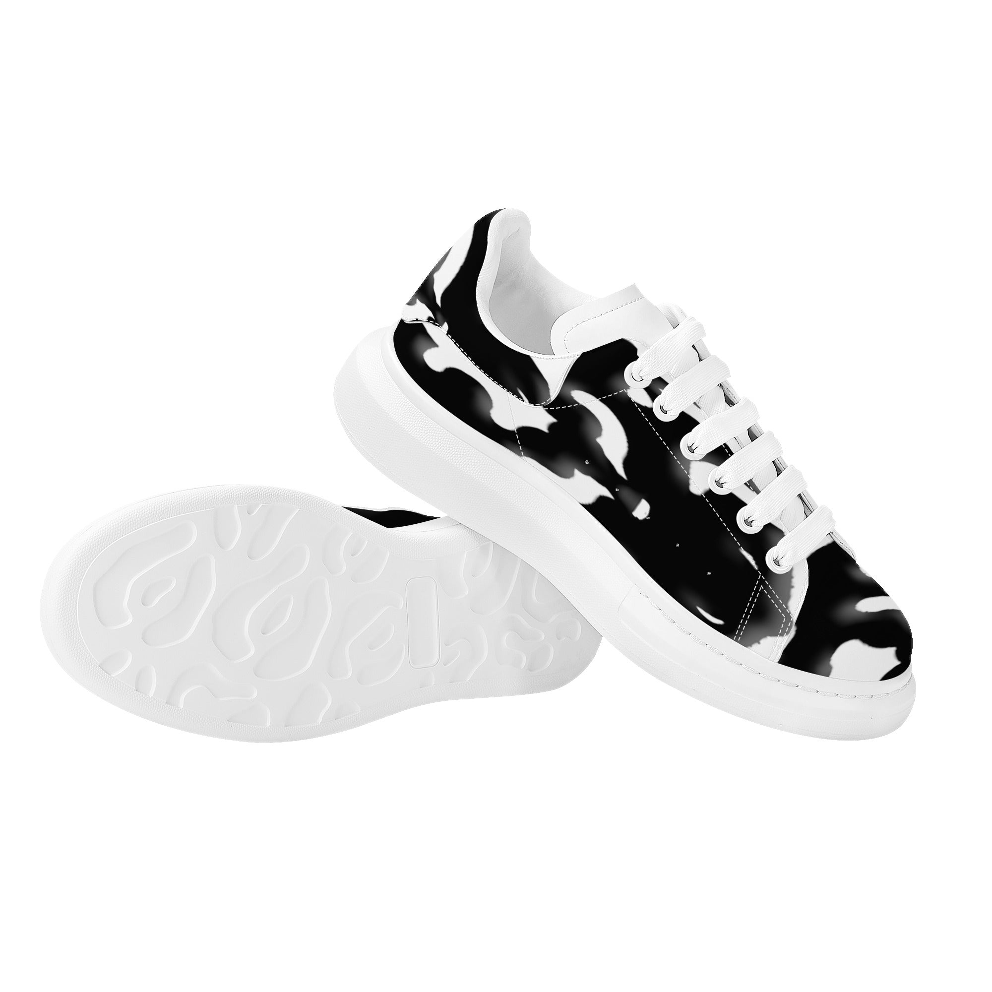 FZ Men's White Tongue Chunky Shoes - FZwear