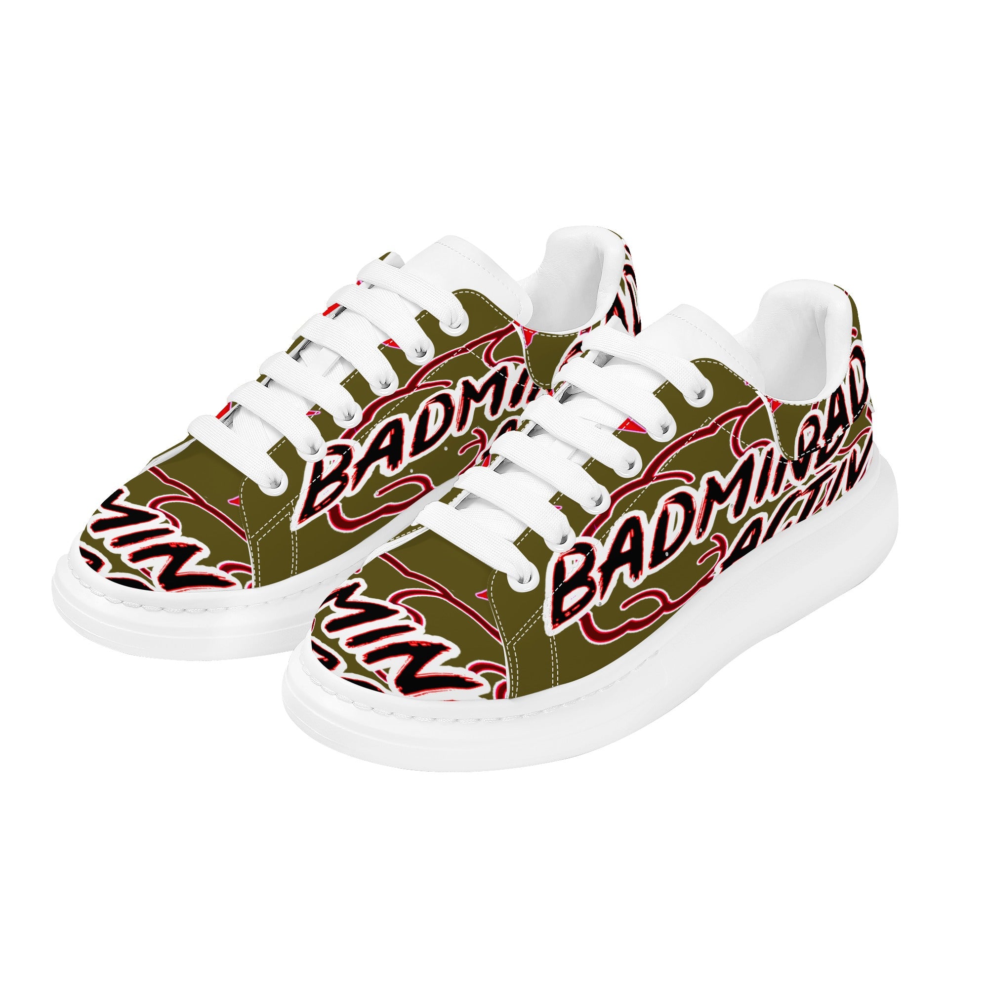 FZ Men's White Tongue Chunky Shoes - FZwear