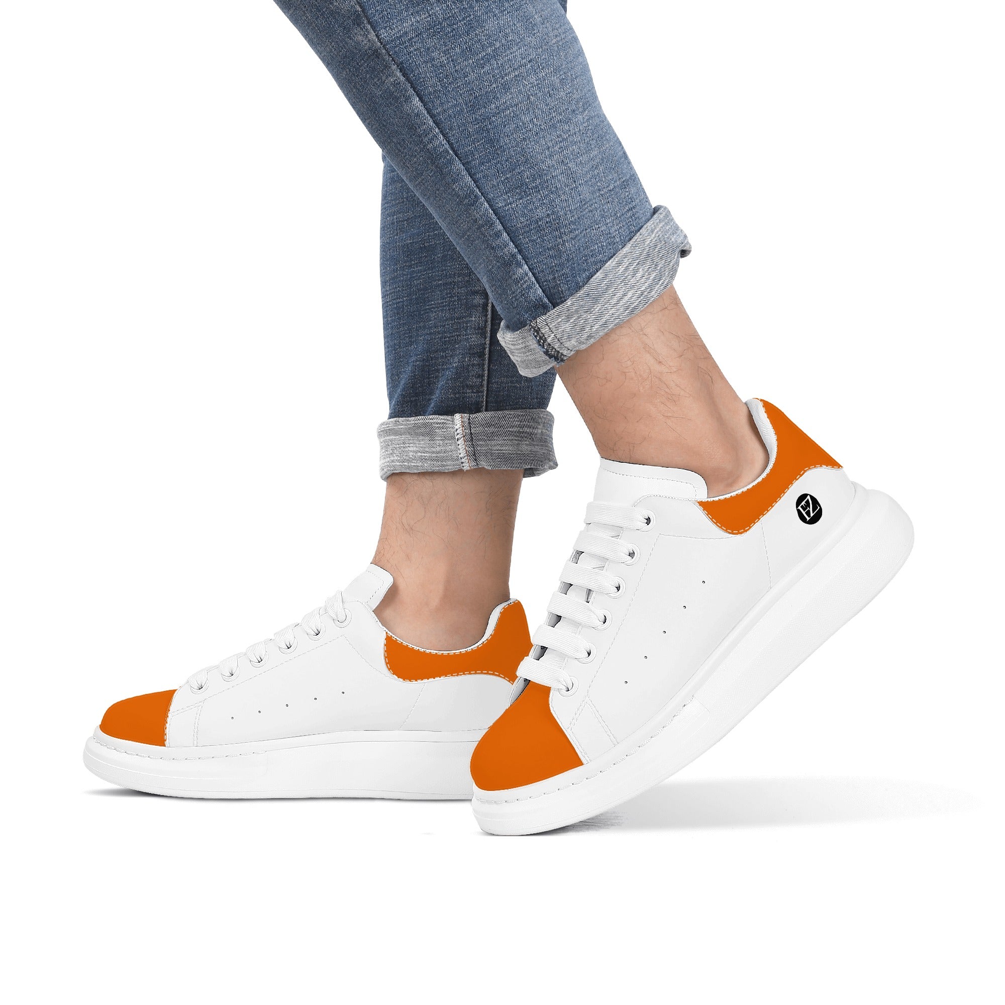 FZ Men's White Tongue Chunky Shoes - FZwear