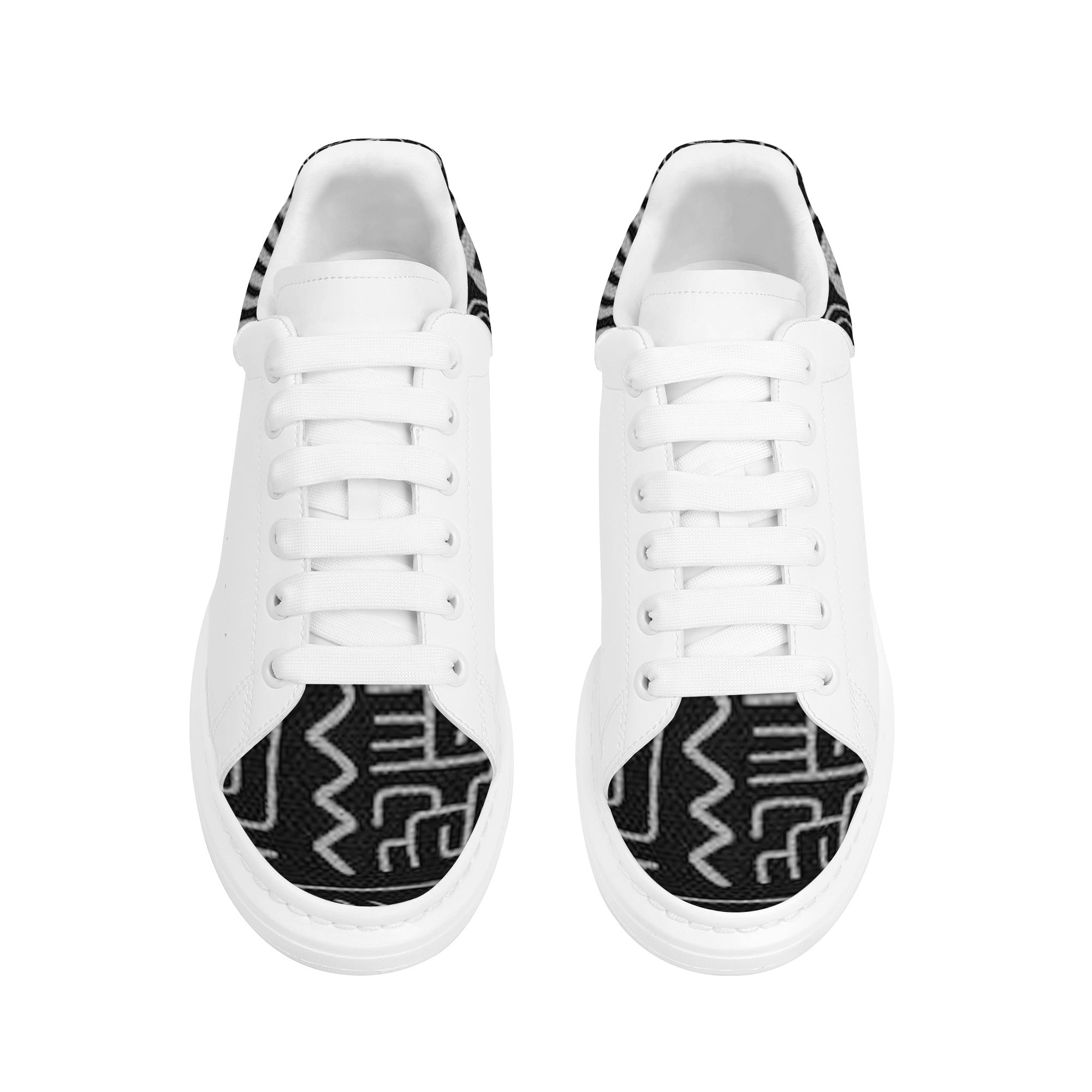 FZ Men's White Tongue Chunky Shoes - FZwear