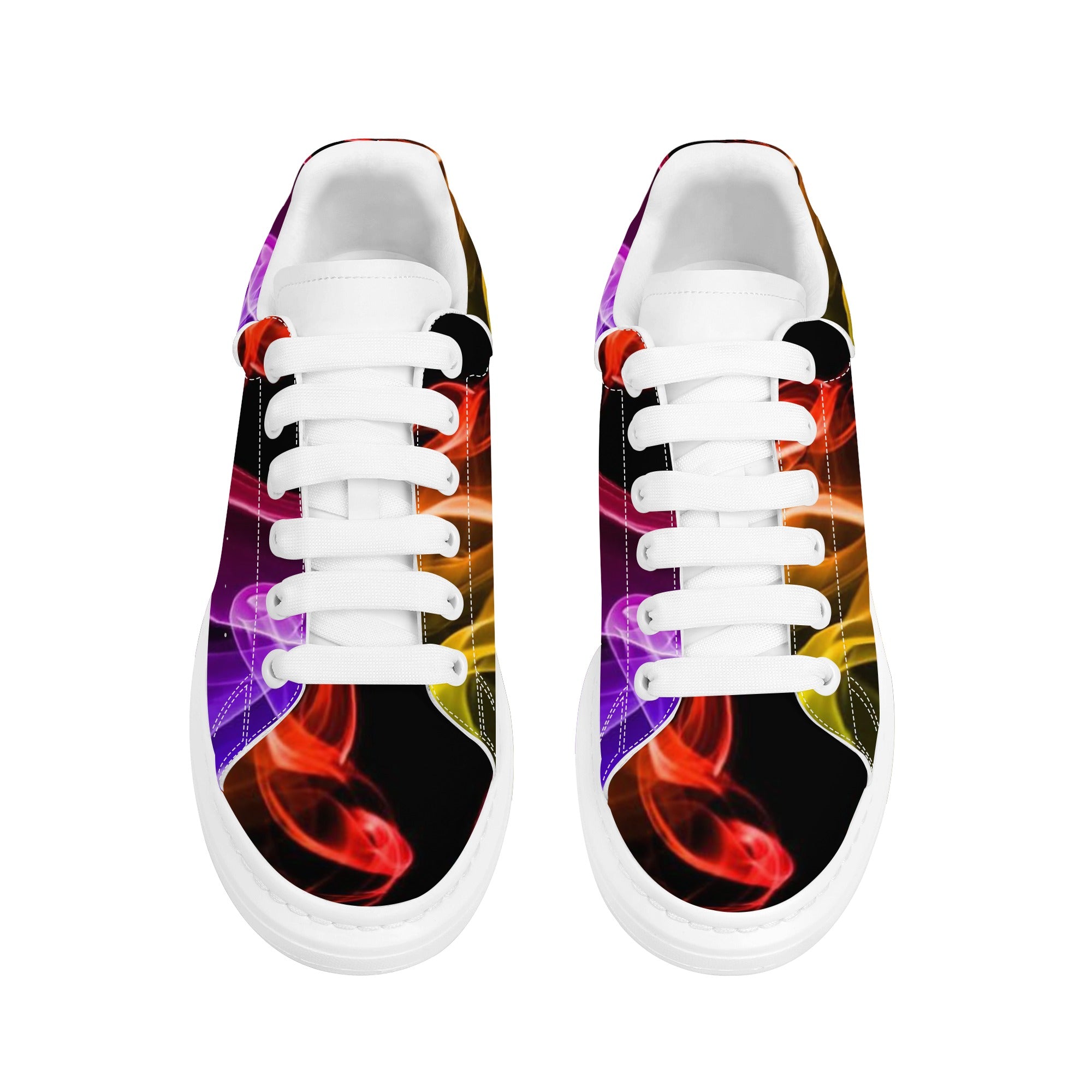 FZ Men's White Tongue Chunky Shoes - FZwear