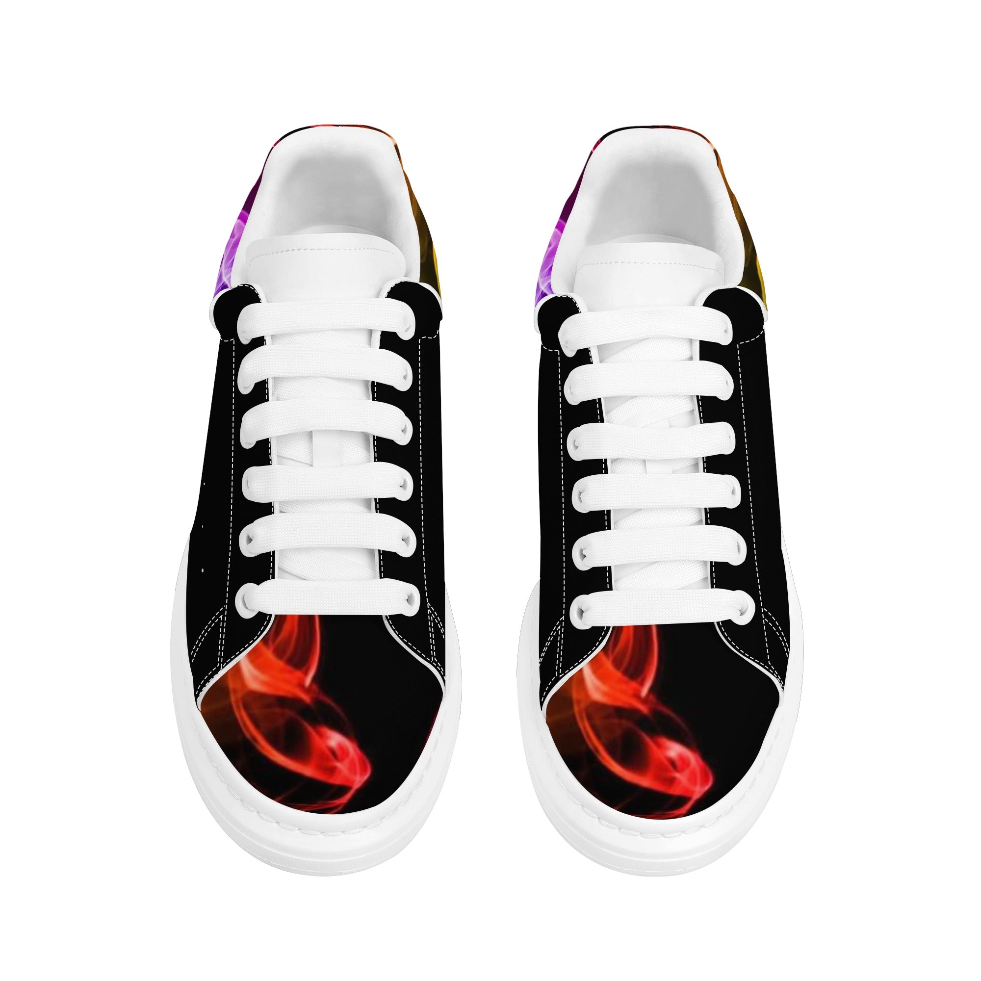 FZ Men's White Tongue Chunky Shoes - FZwear