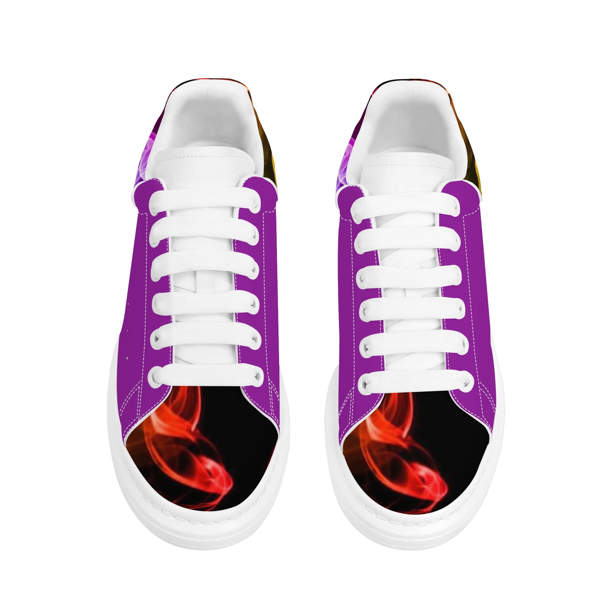 FZ Men's White Tongue Chunky Shoes - FZwear