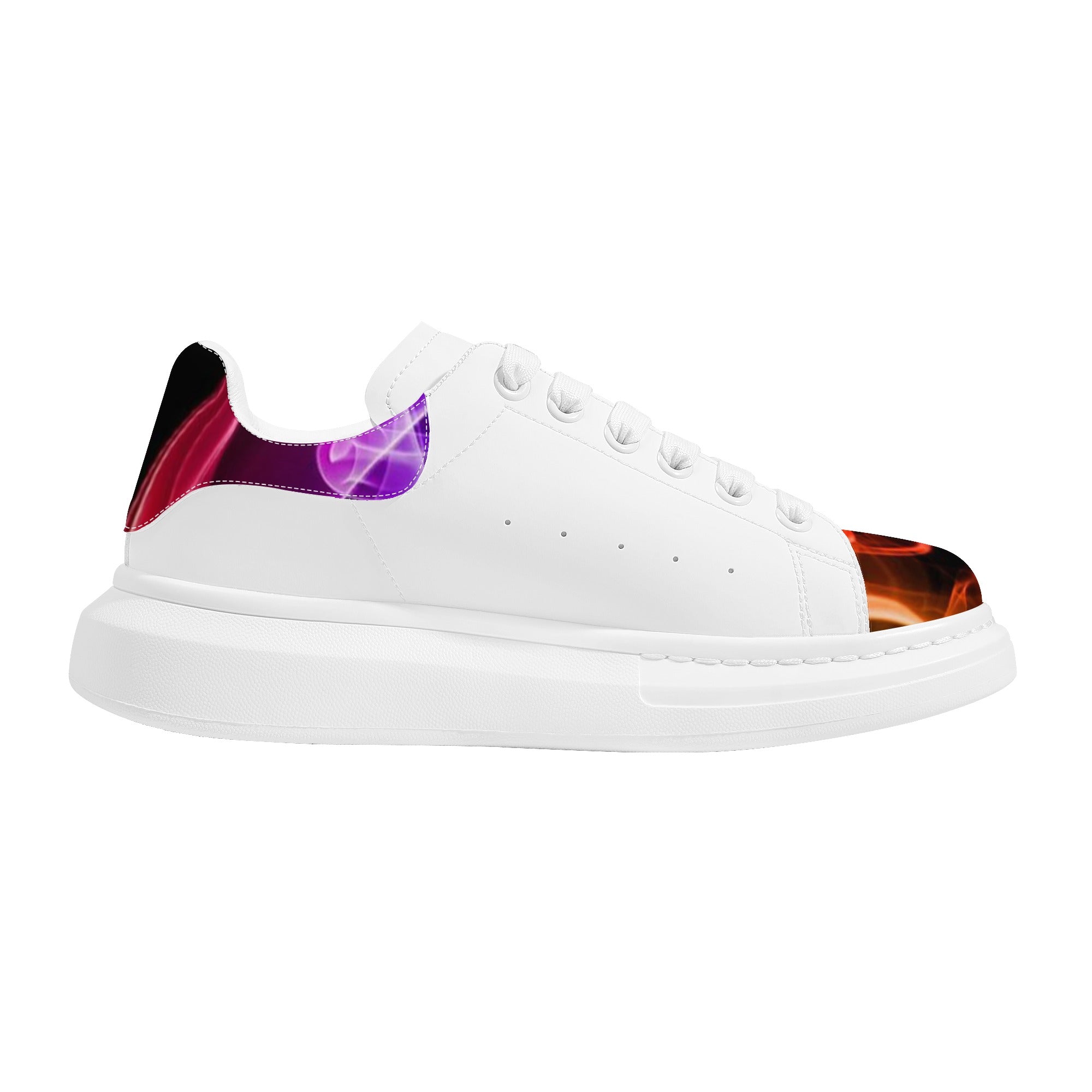 FZ Men's White Tongue Chunky Shoes - FZwear