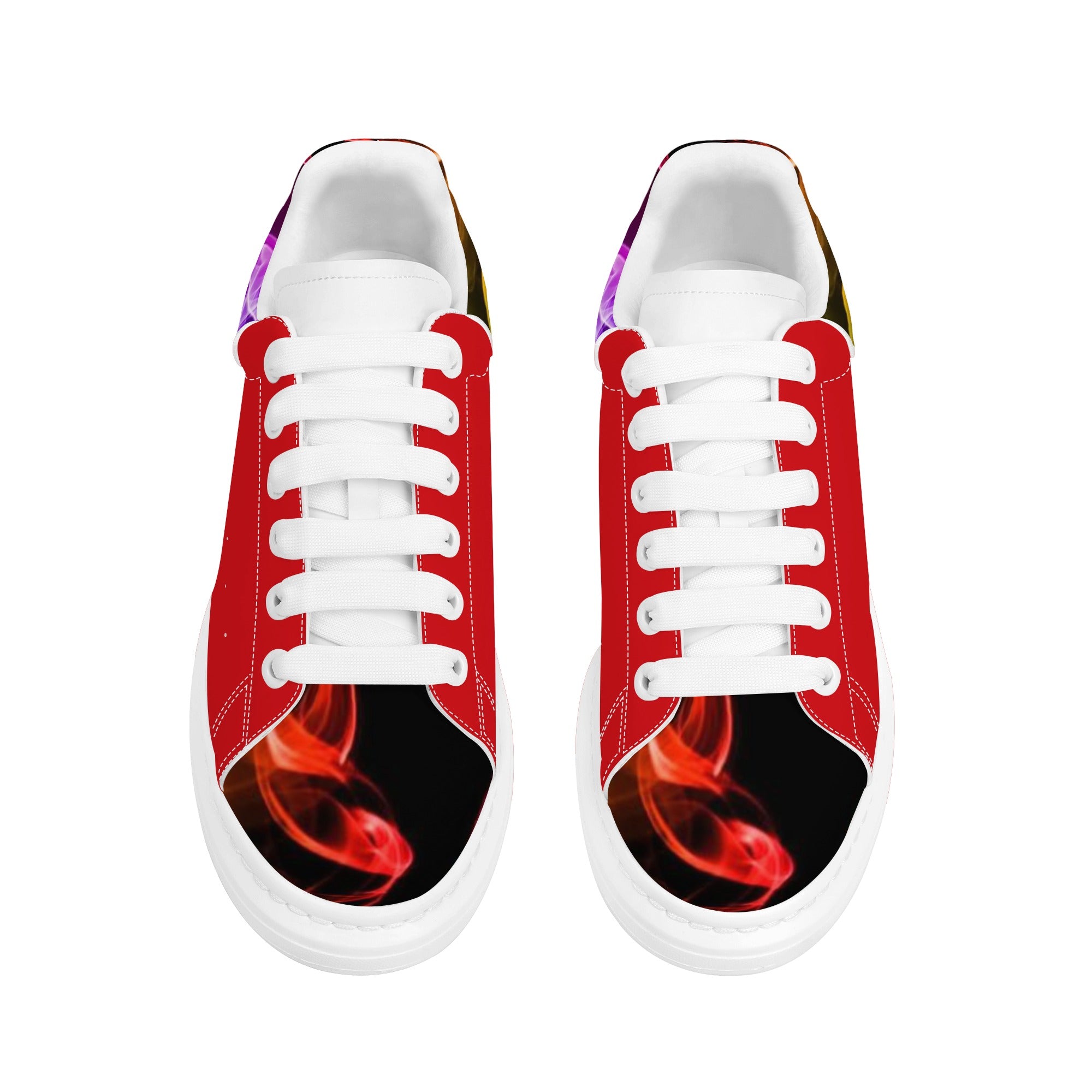 FZ Men's White Tongue Chunky Shoes - FZwear