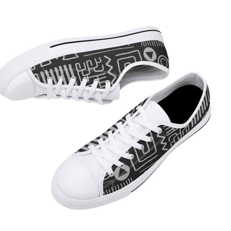 FZ Women's Lightweight White Tongue Canvas Shoes - FZwear