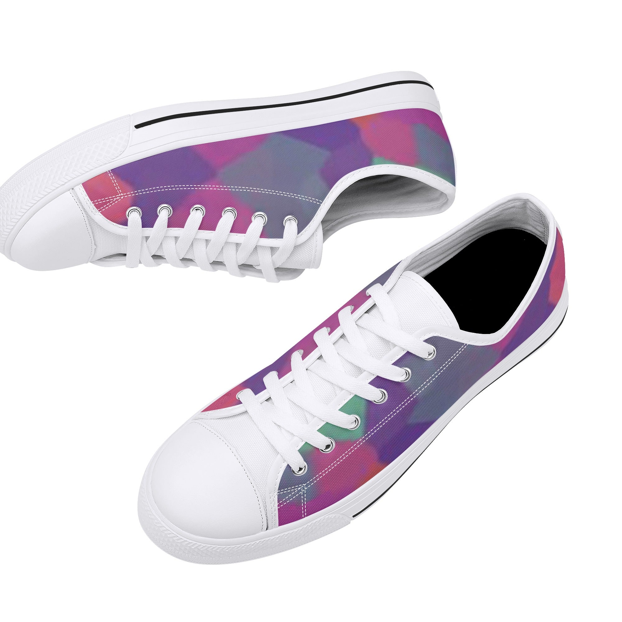 FZ Women's Lightweight White Tongue Canvas Shoes - FZwear