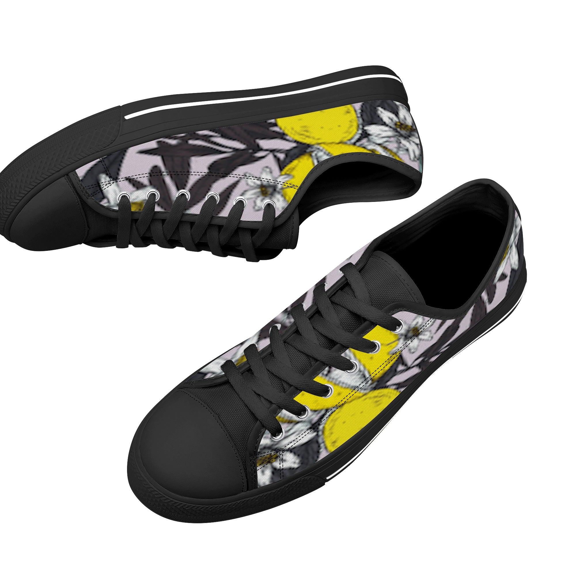 FZ Women's Lightweight White Tongue Canvas Shoes - FZwear