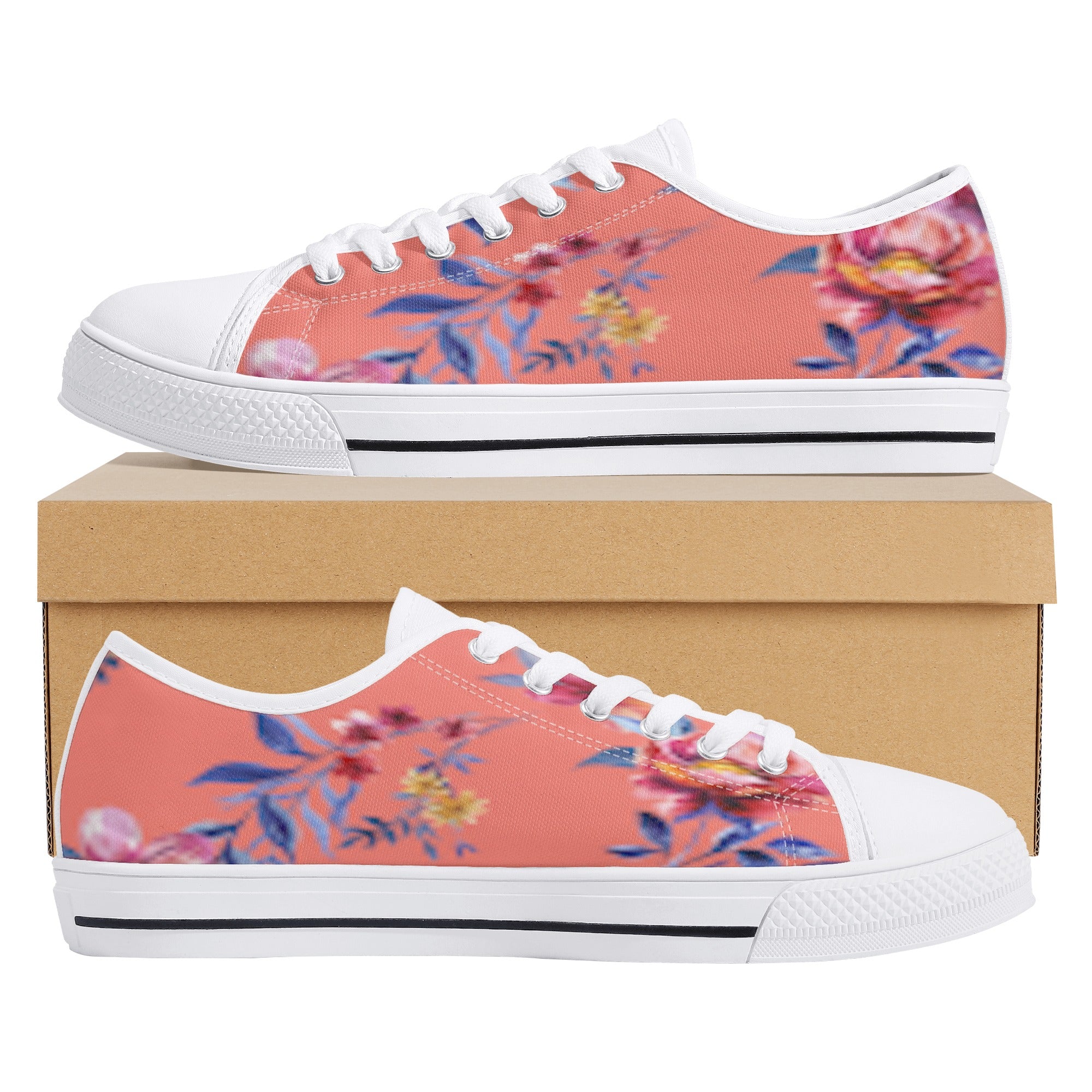 FZ Women's Lightweight White Tongue Canvas Shoes - FZwear