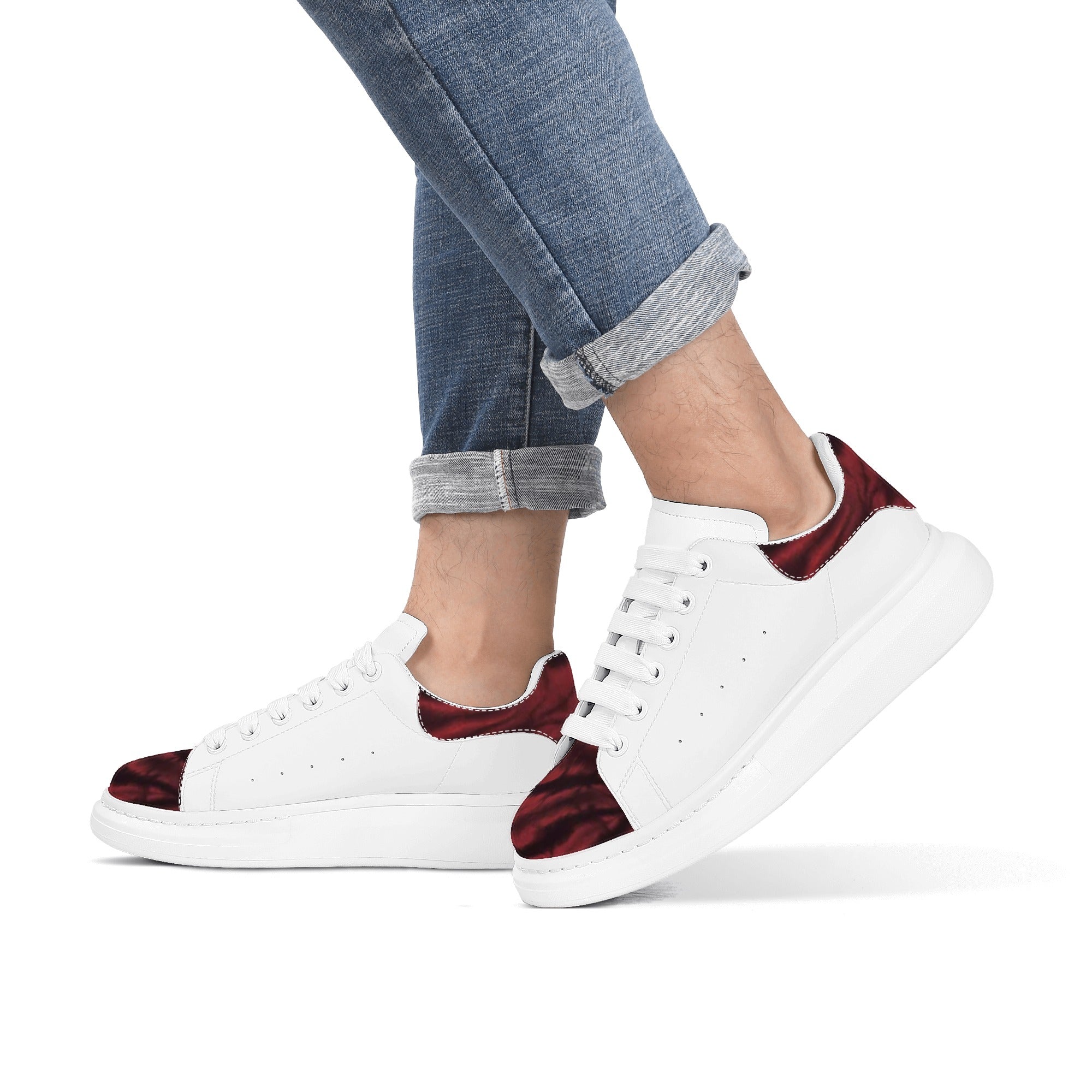 FZ Men's White Tongue Chunky Shoes - FZwear