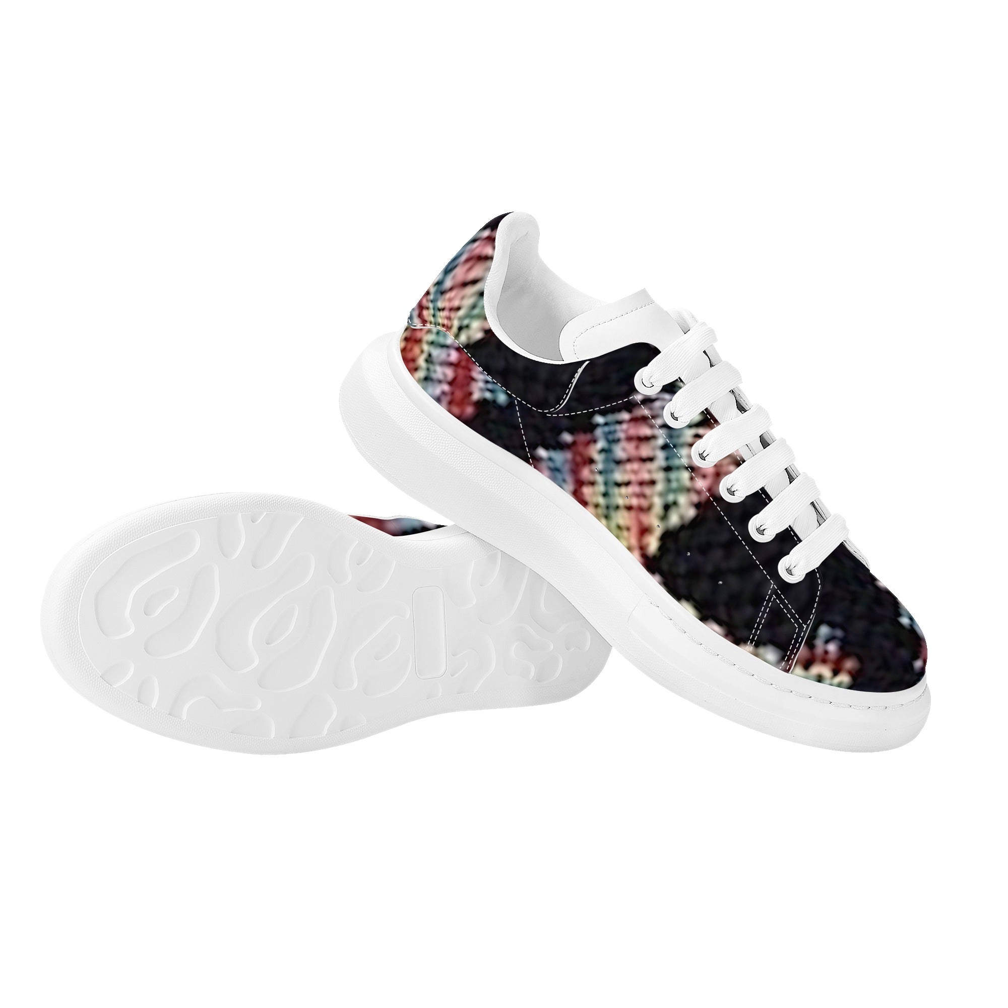 FZ Men's White Tongue Chunky Shoes - FZwear