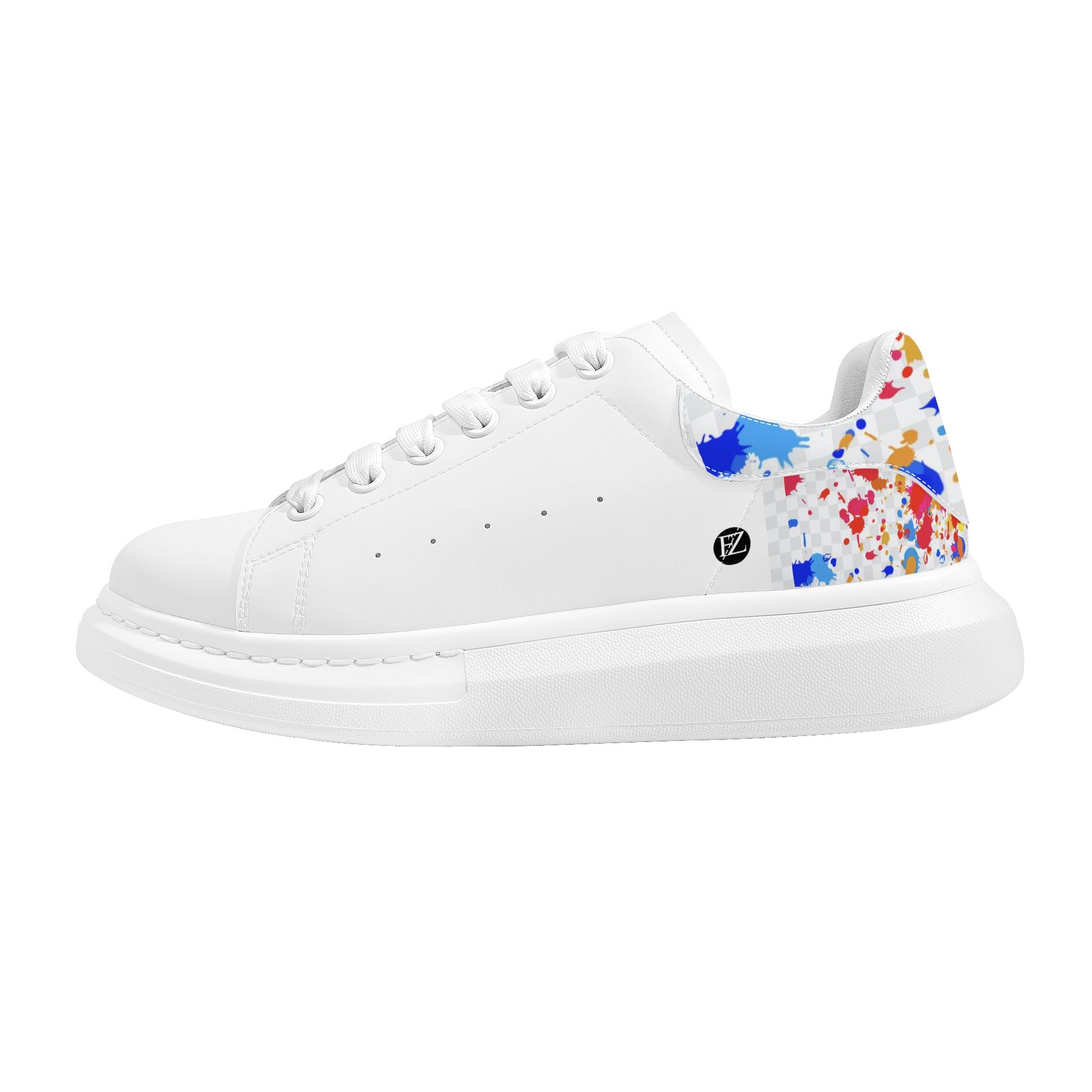 FZ Mens White Tongue Chunky Shoes - FZwear