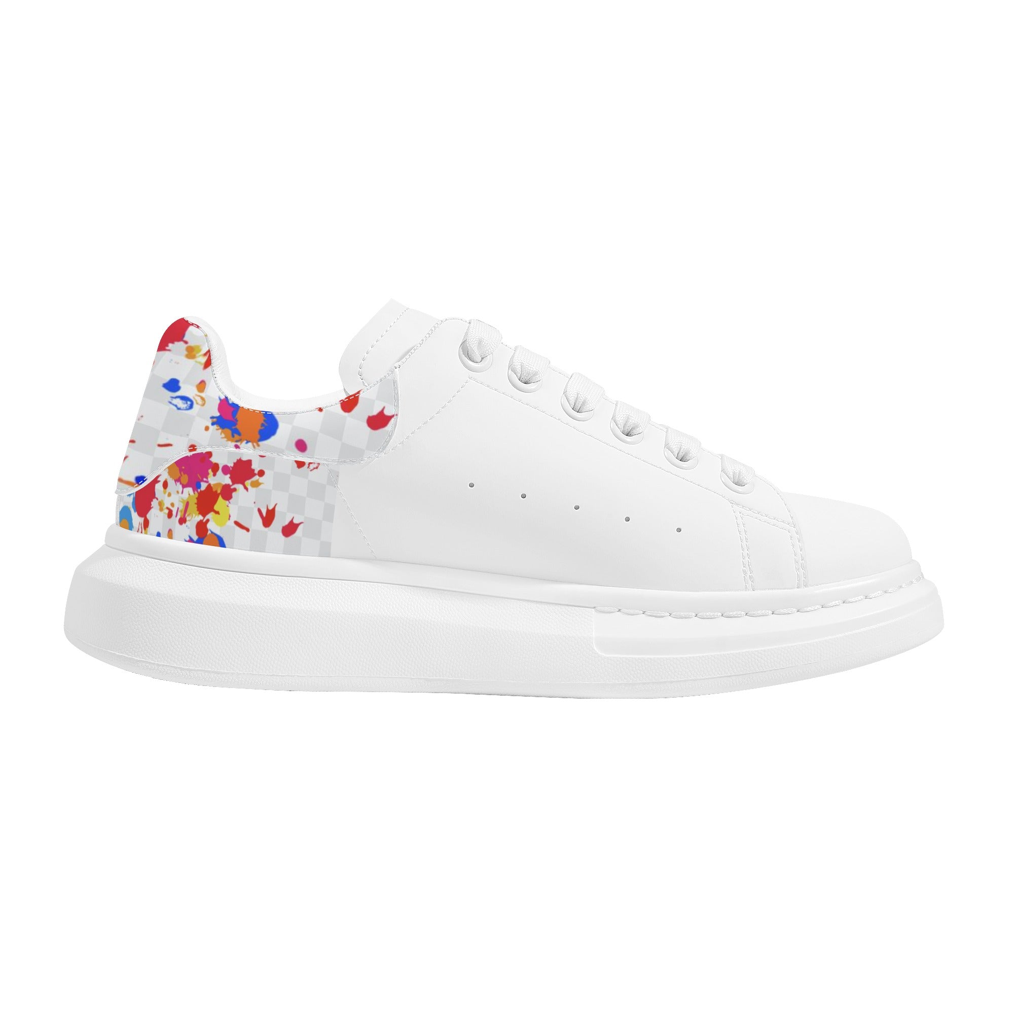 FZ Mens White Tongue Chunky Shoes - FZwear