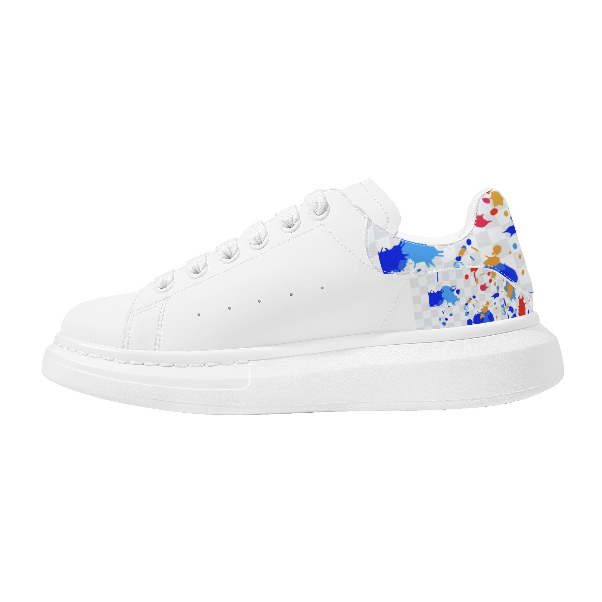 FZ Mens White Tongue Chunky Shoes - FZwear