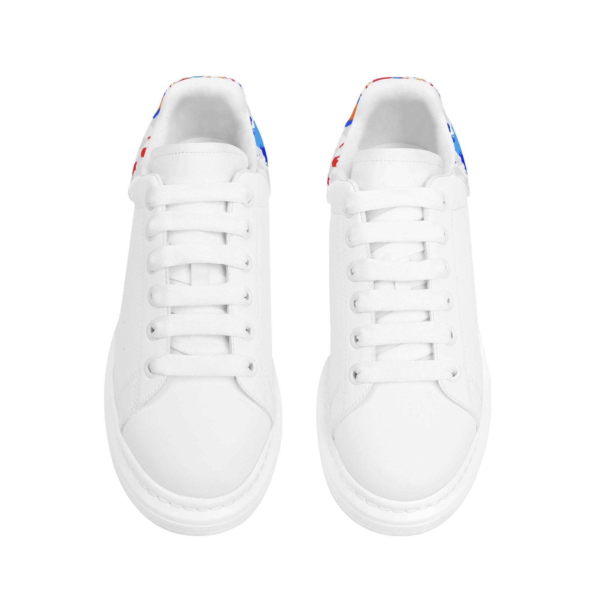 FZ Mens White Tongue Chunky Shoes - FZwear