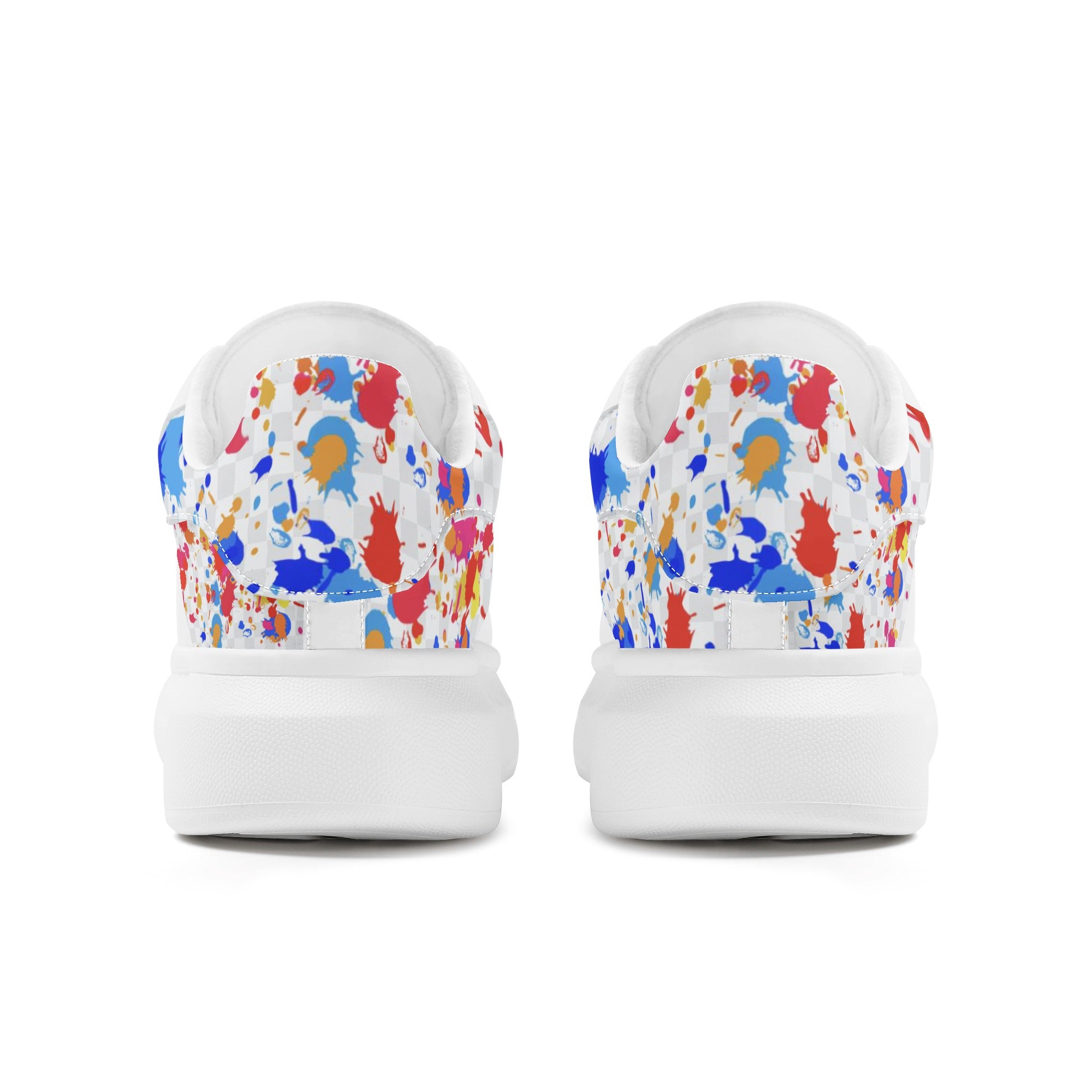 FZ Mens White Tongue Chunky Shoes - FZwear