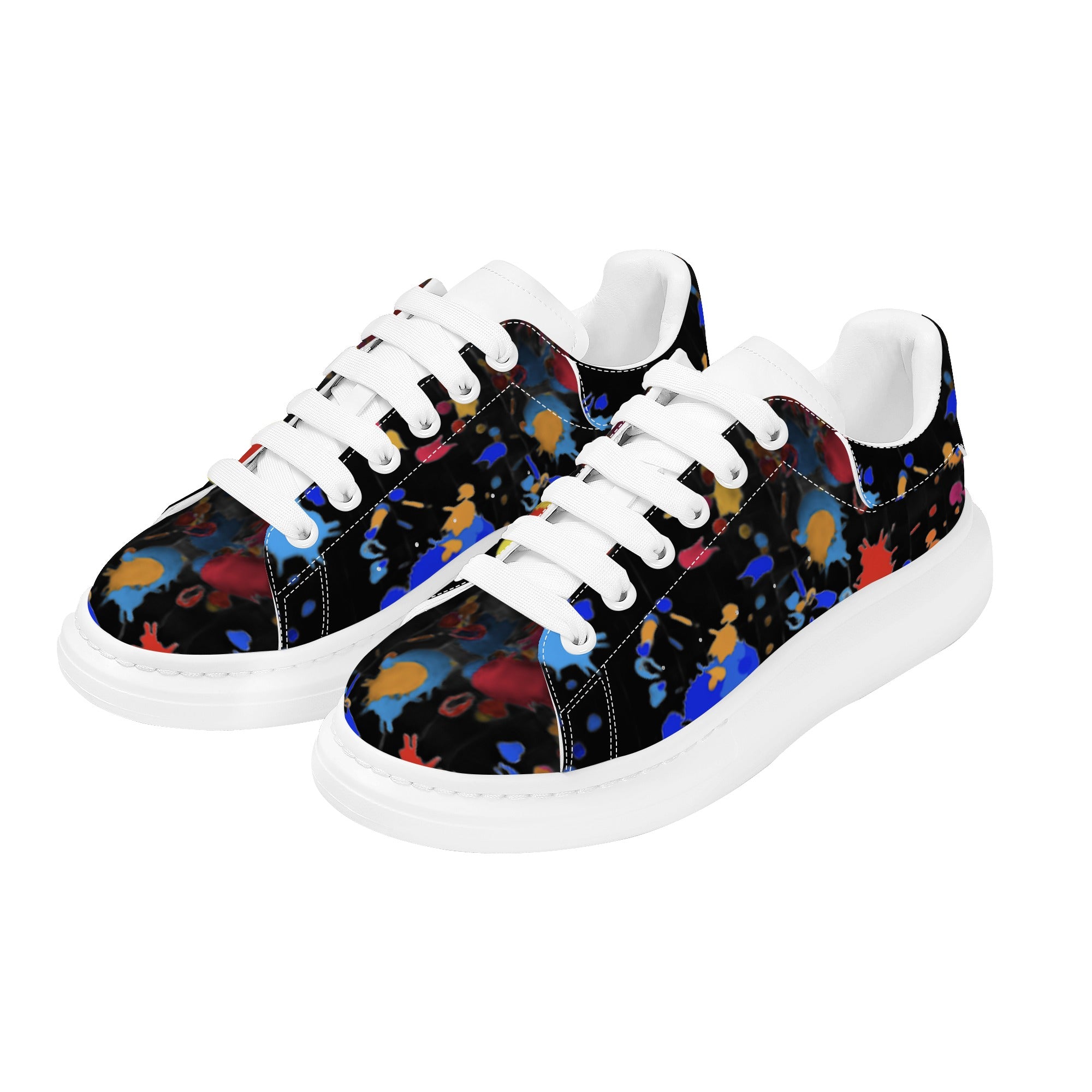 FZ Mens White Tongue Chunky Shoes - FZwear