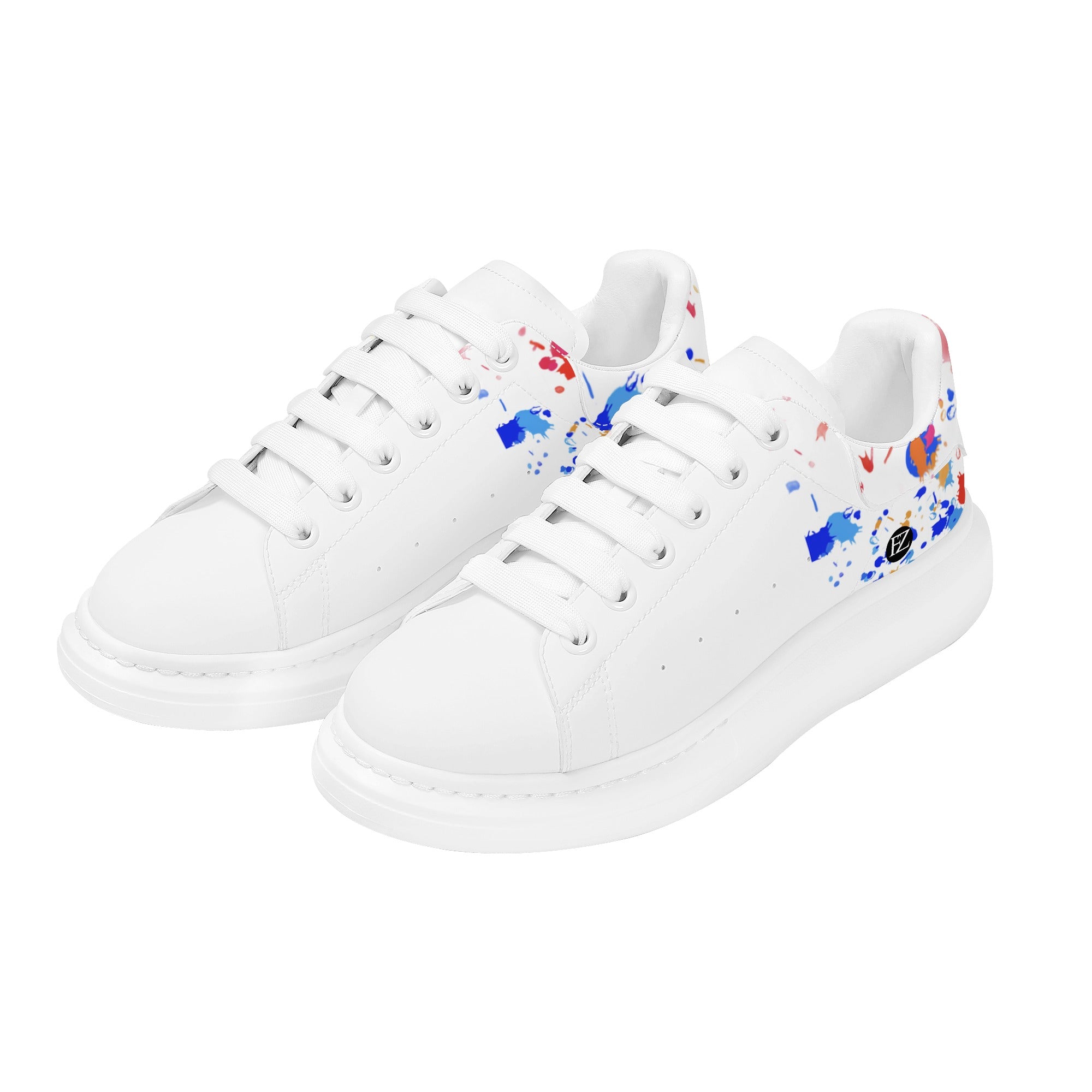 FZ Mens White Tongue Chunky Shoes - FZwear