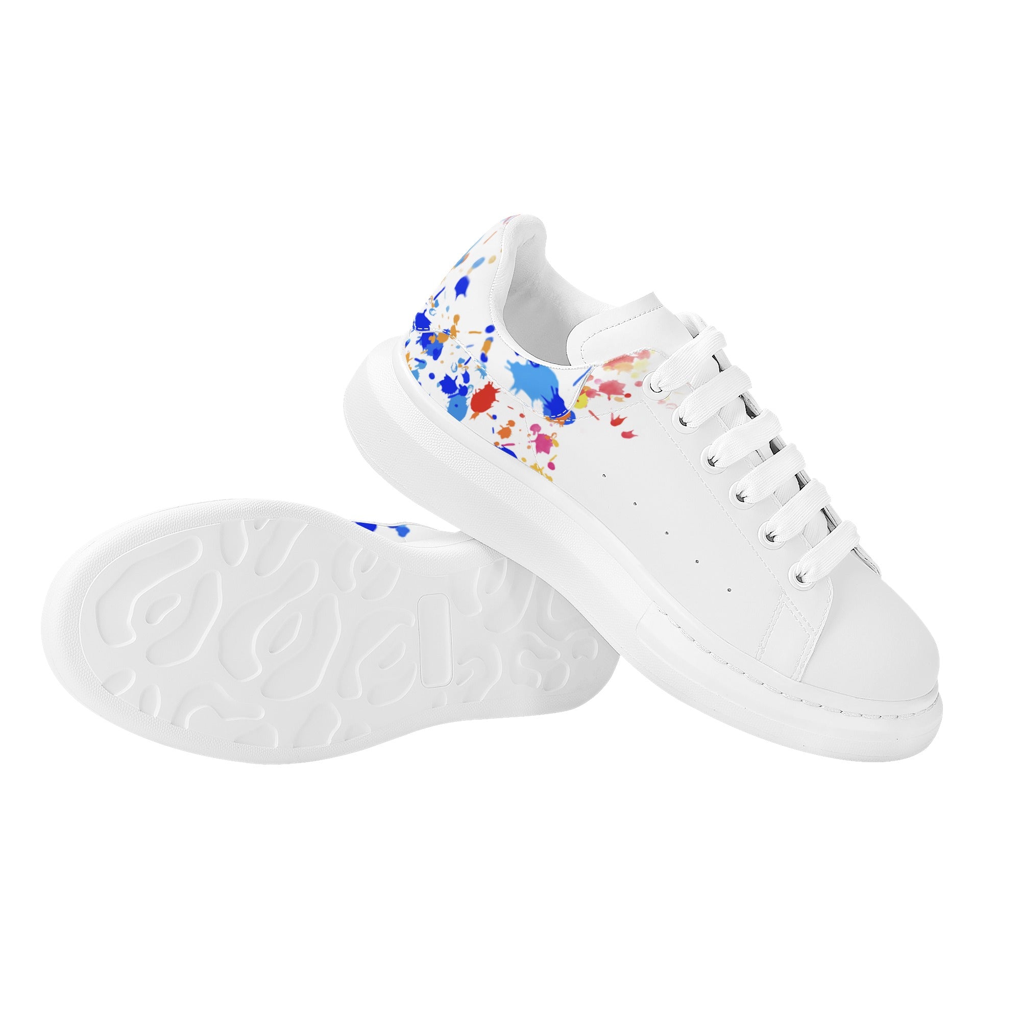 FZ Mens White Tongue Chunky Shoes - FZwear