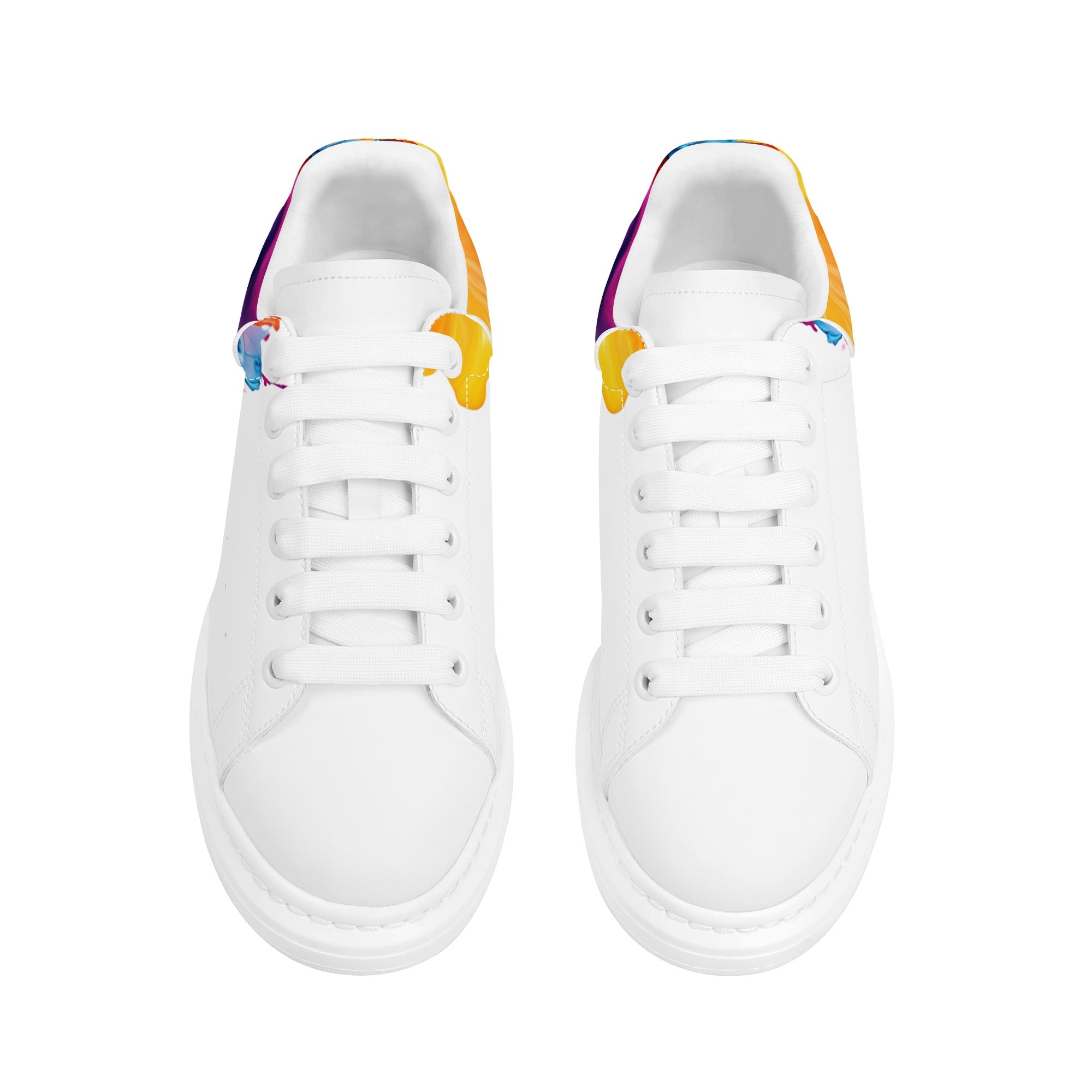 FZ Men's White Tongue Chunky Shoes - FZwear