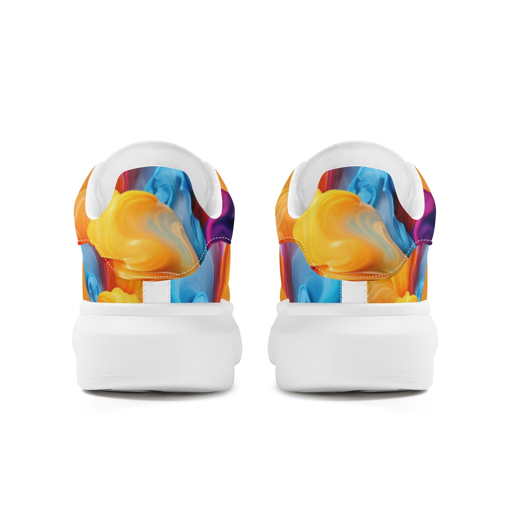 FZ Mens White Tongue Chunky Shoes - FZwear