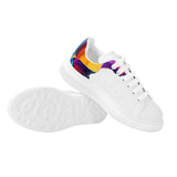 FZ Women's White Tongue Low Top Chunky Shoes - FZwear