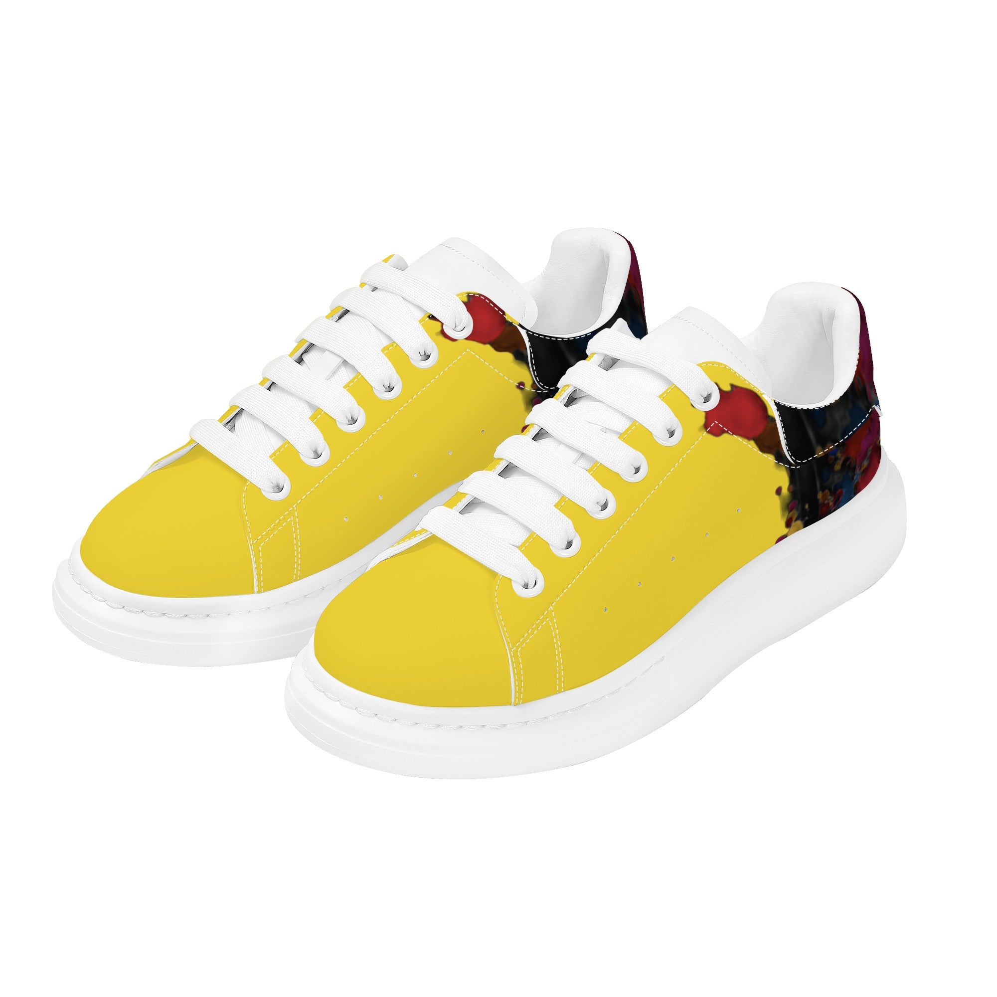 FZ Mens White Tongue Chunky Shoes - FZwear