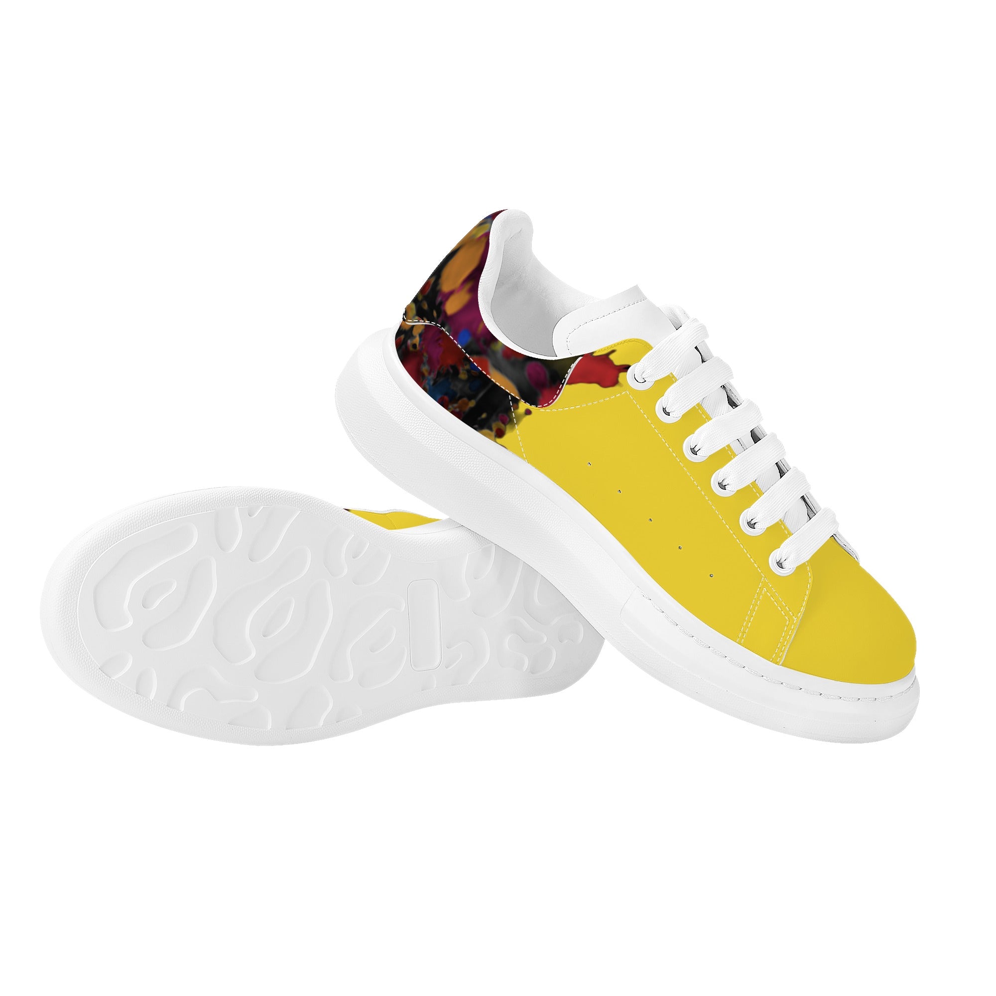 FZ Mens White Tongue Chunky Shoes - FZwear