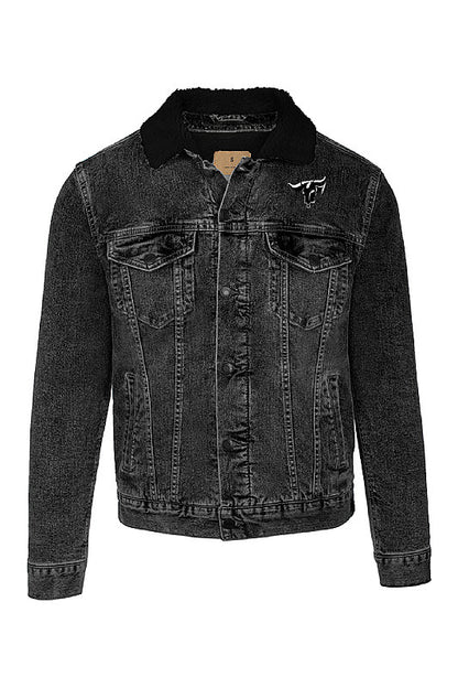 fz unisex denim bull jacket