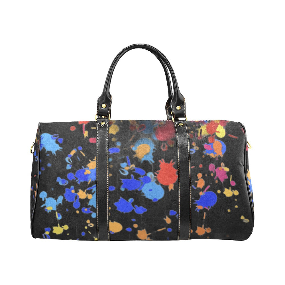 fz travel bag - paint travel bag (black) (model1639)